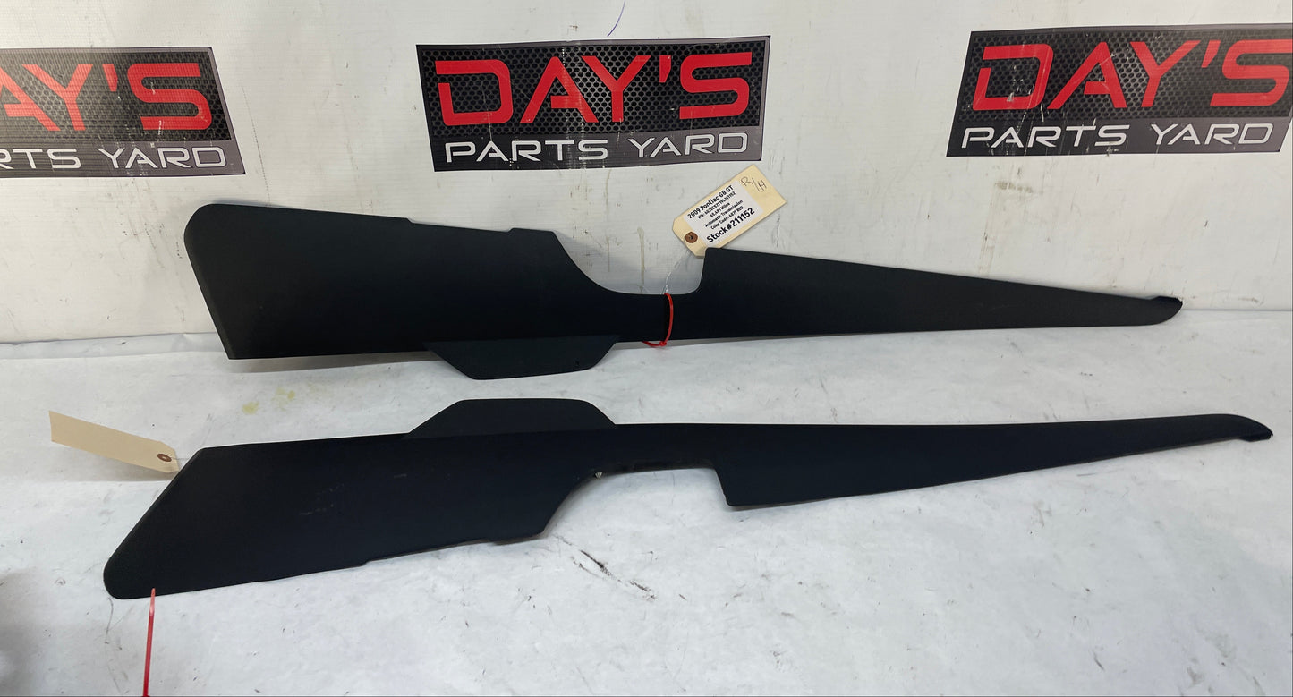 2009 Pontiac G8 Base RH & LH Center Console Side Trim Panels OEM - Day's Parts Yard