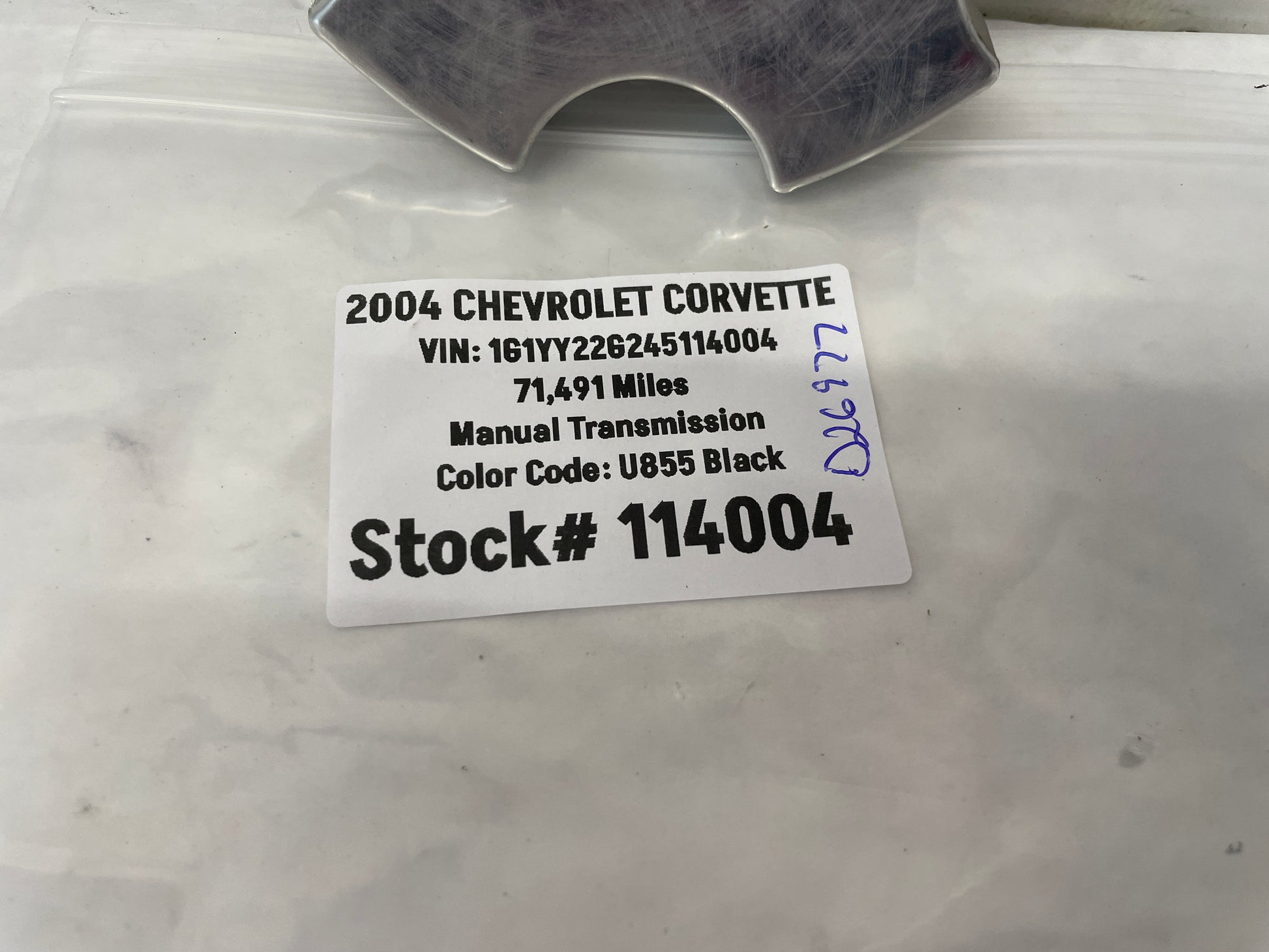 2004 Chevy C5 Corvette Wheel Center Cap OEM - Day's Parts Yard