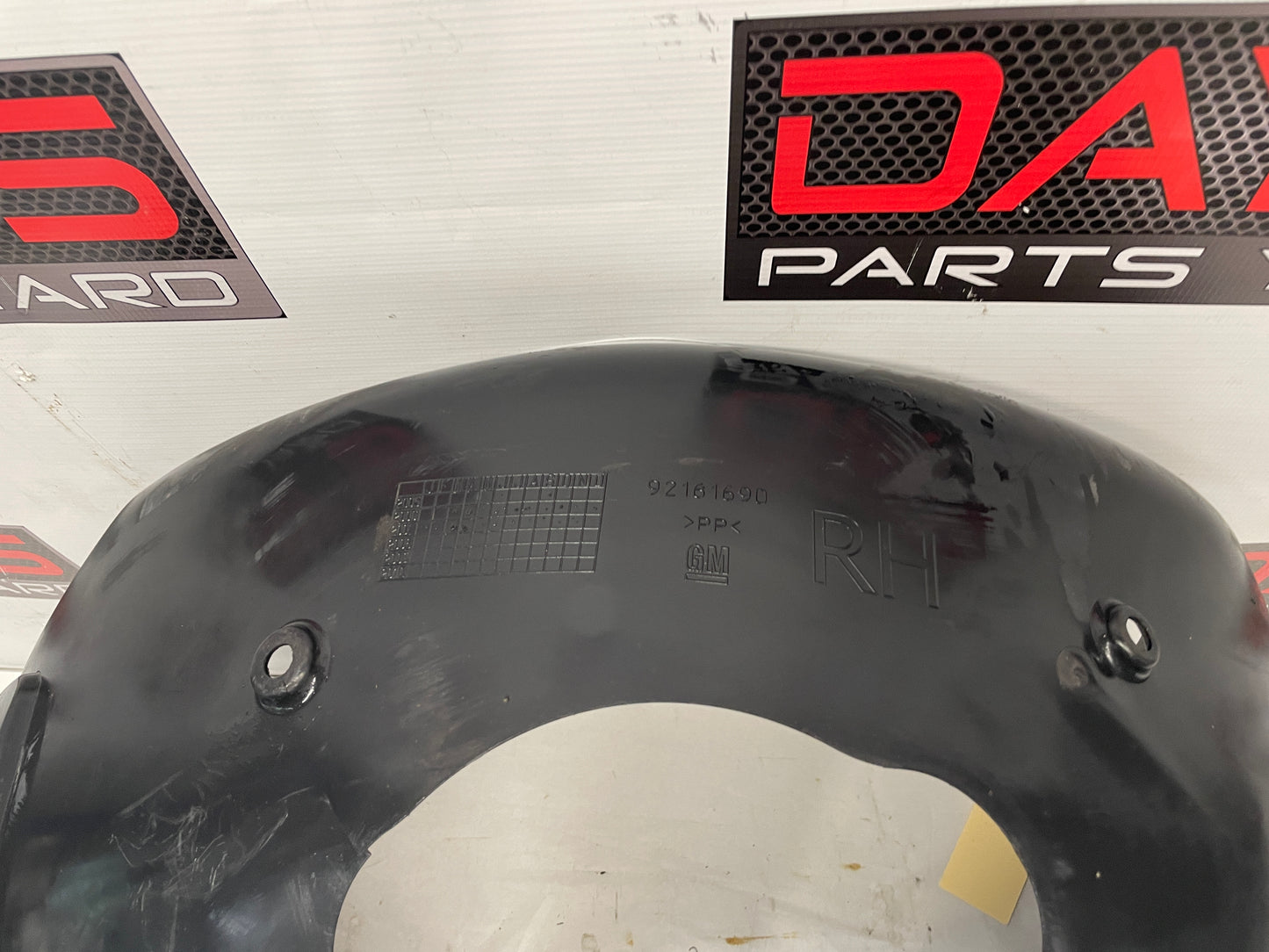 2013 Chevy Caprice RH Passenger Front Fender Wheel Well House Liner OEM - Day's Parts Yard