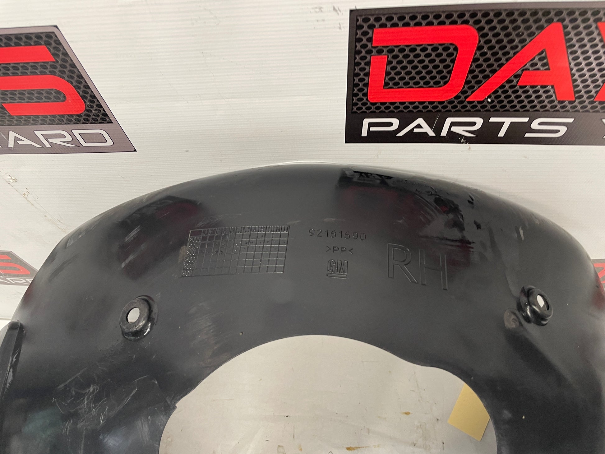 2013 Chevy Caprice RH Passenger Front Fender Wheel Well House Liner OEM - Day's Parts Yard