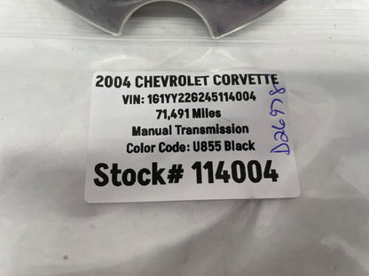 2004 Chevy C5 Corvette Wheel Center Cap OEM - Day's Parts Yard