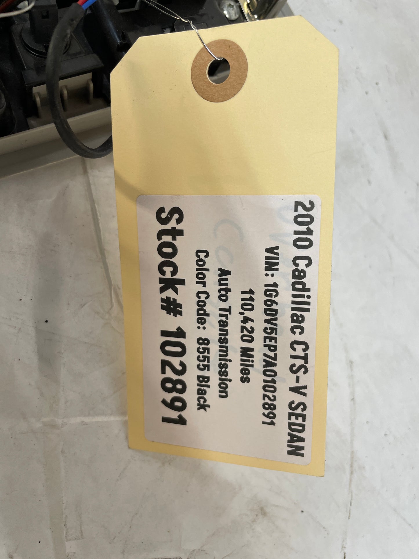 2010 Cadillac CTS-V Sedan Over Head Overhead Roof Console Dome Light OEM