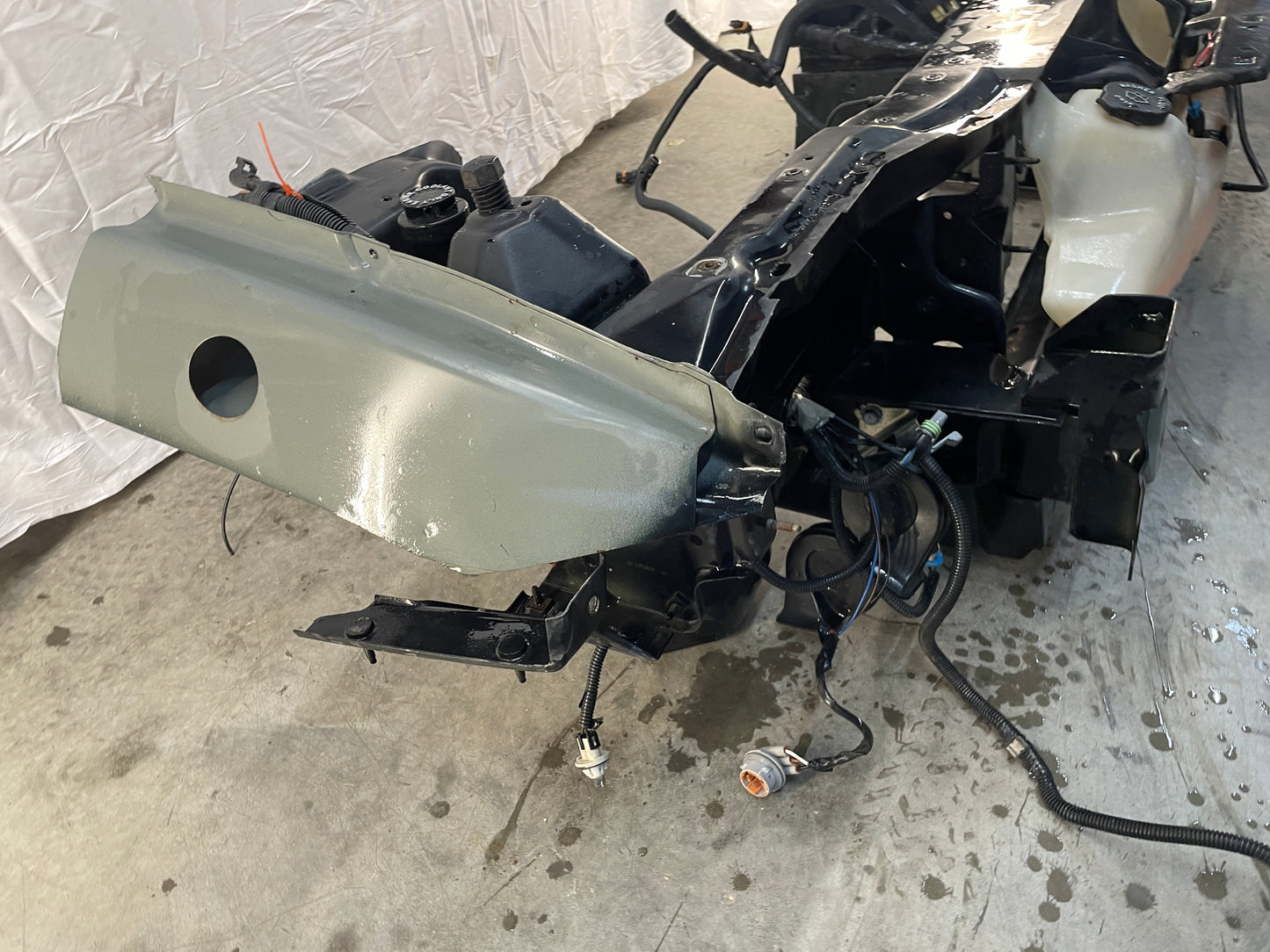 2001 Pontiac Trans AM WS6 Radiator Core Support Reinforcement Bracket Frame Brace OEM - Day's Parts Yard
