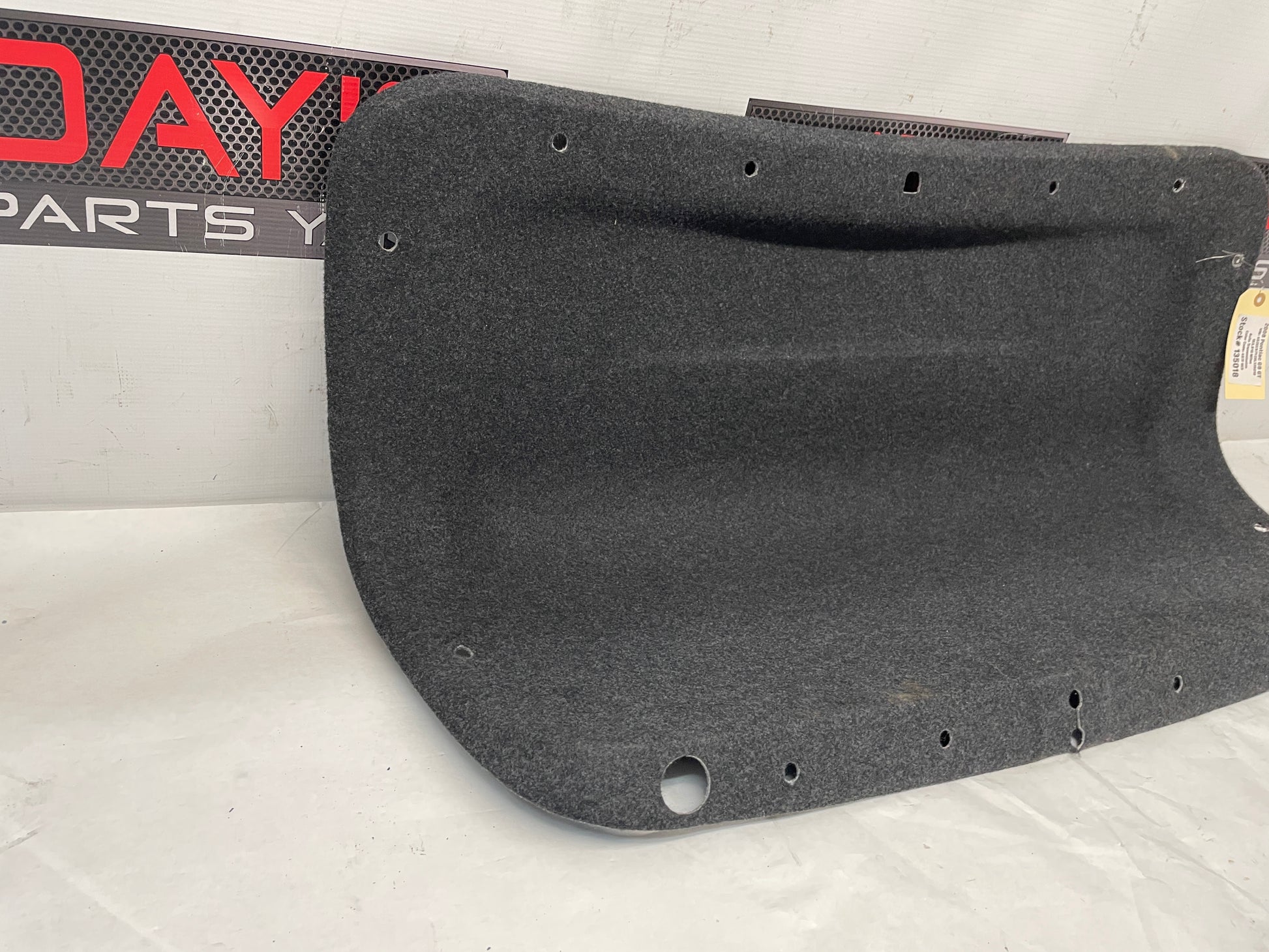 2008 Pontiac G8 GT Trunk Deck Lid Liner Carpet Felt OEM - Day's Parts Yard