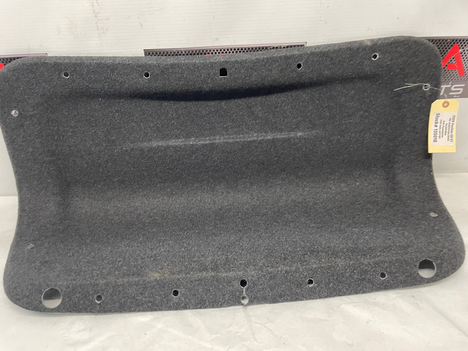 2008 Pontiac G8 GT Trunk Deck Lid Liner Carpet Felt OEM - Day's Parts Yard