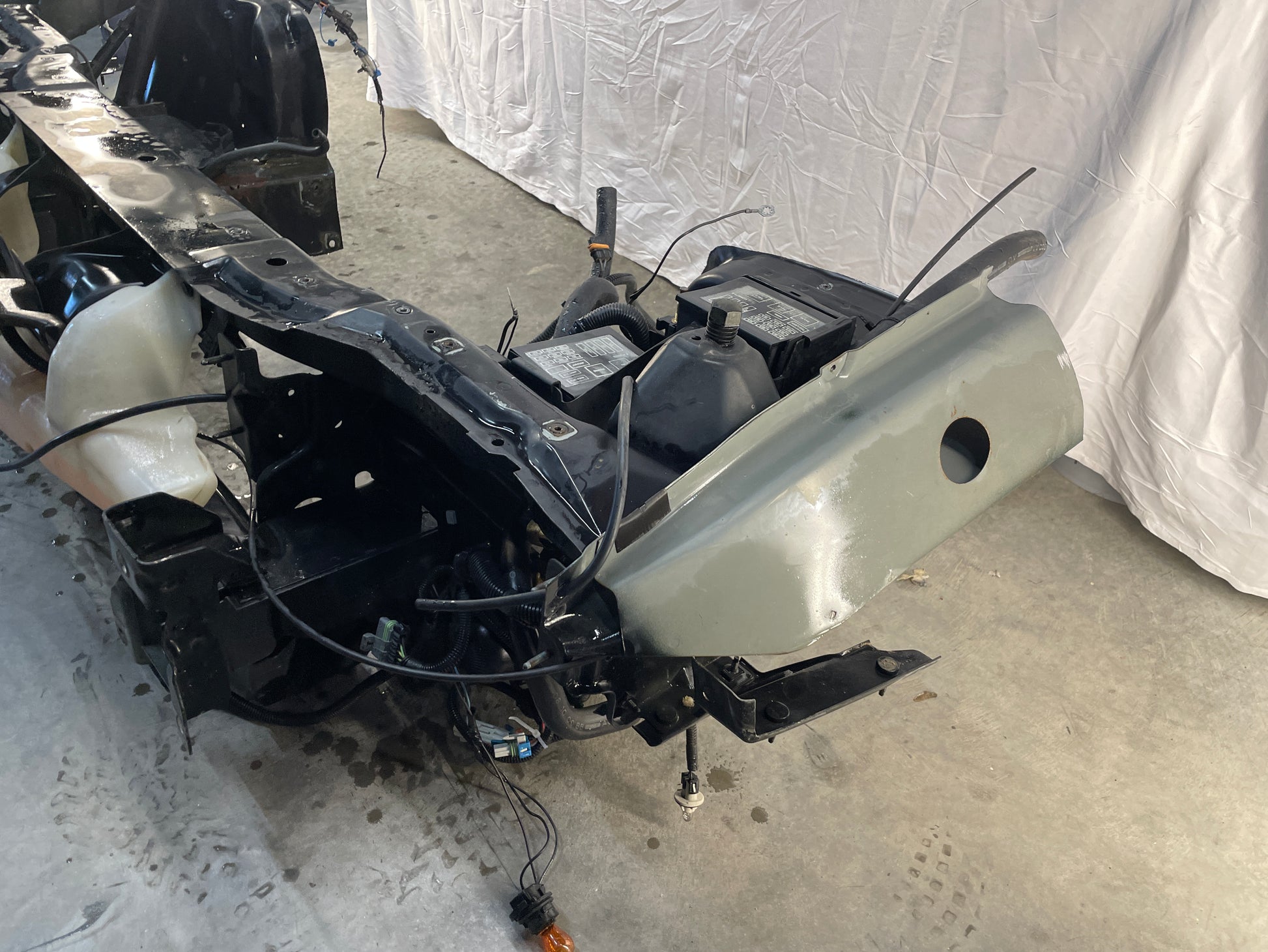2001 Pontiac Trans AM WS6 Radiator Core Support Reinforcement Bracket Frame Brace OEM - Day's Parts Yard