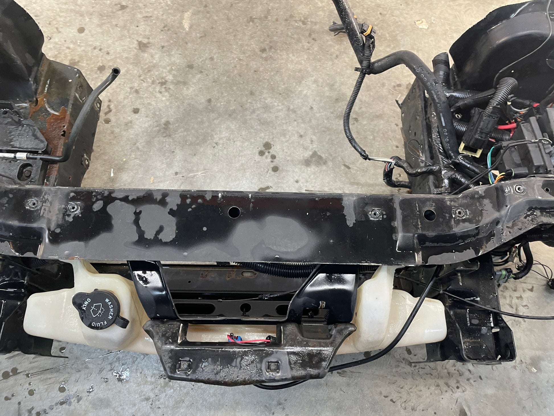 2001 Pontiac Trans AM WS6 Radiator Core Support Reinforcement Bracket Frame Brace OEM - Day's Parts Yard