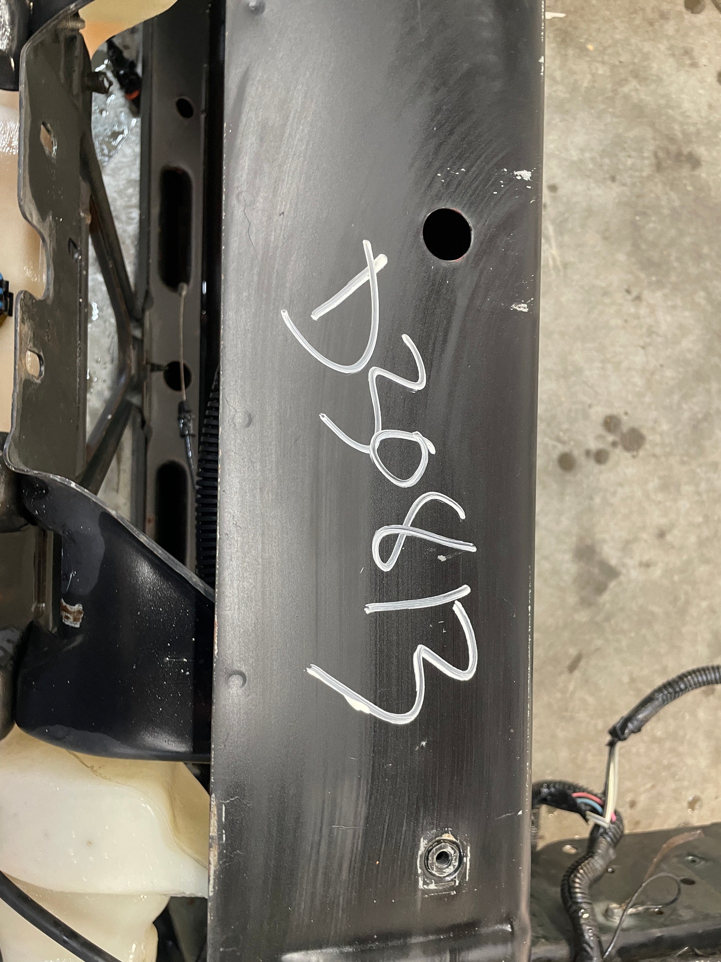 2001 Pontiac Trans AM WS6 Radiator Core Support Reinforcement Bracket Frame Brace OEM - Day's Parts Yard