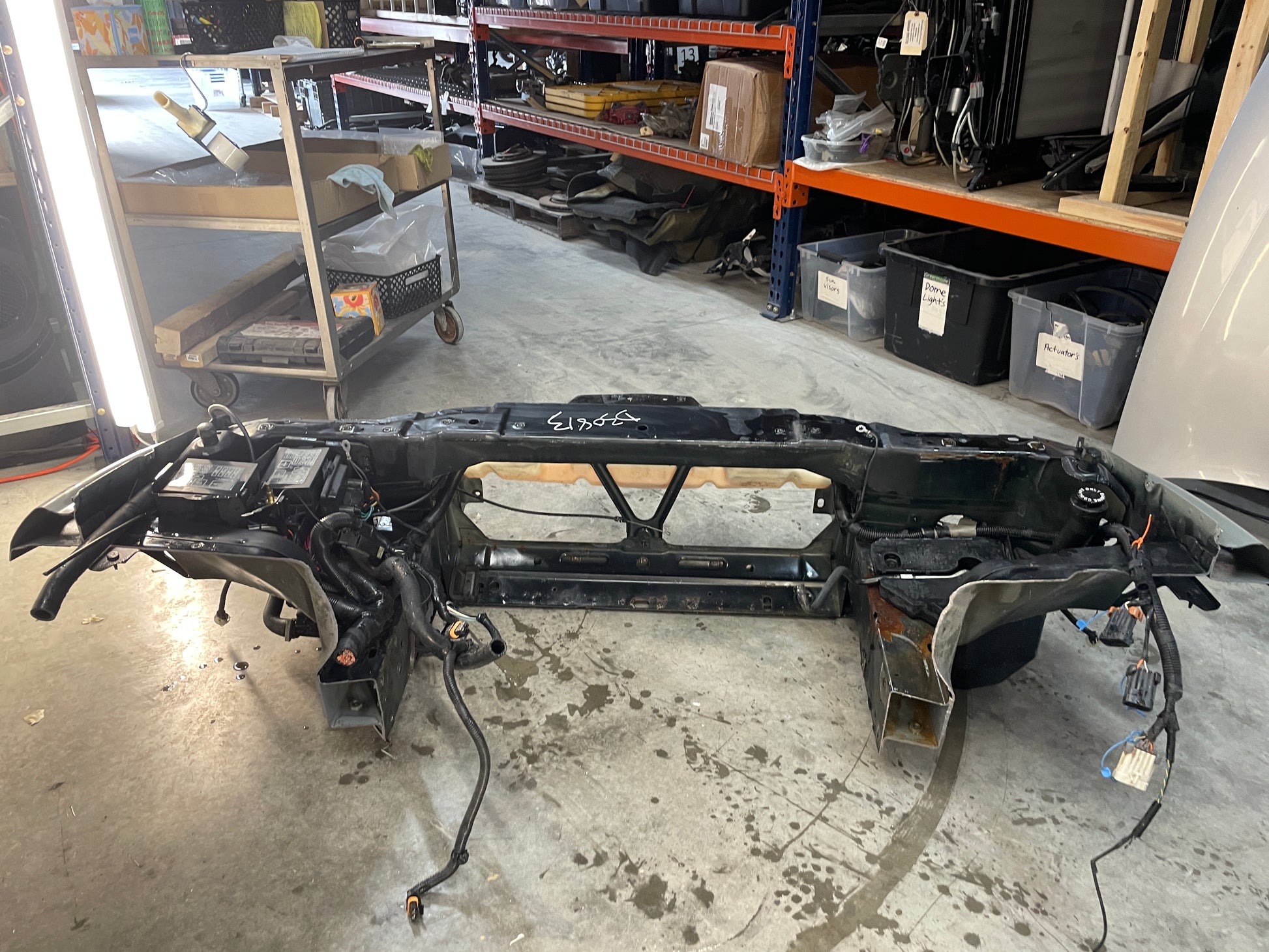 2001 Pontiac Trans AM WS6 Radiator Core Support Reinforcement Bracket Frame Brace OEM - Day's Parts Yard