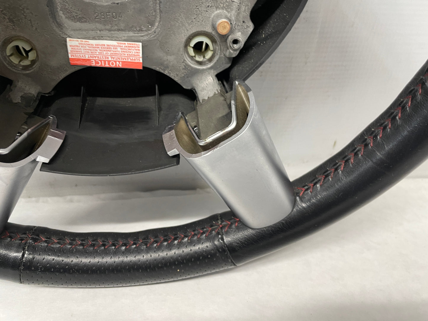 2004 Pontiac GTO Steering Wheel Red Stitching OEM - Day's Parts Yard