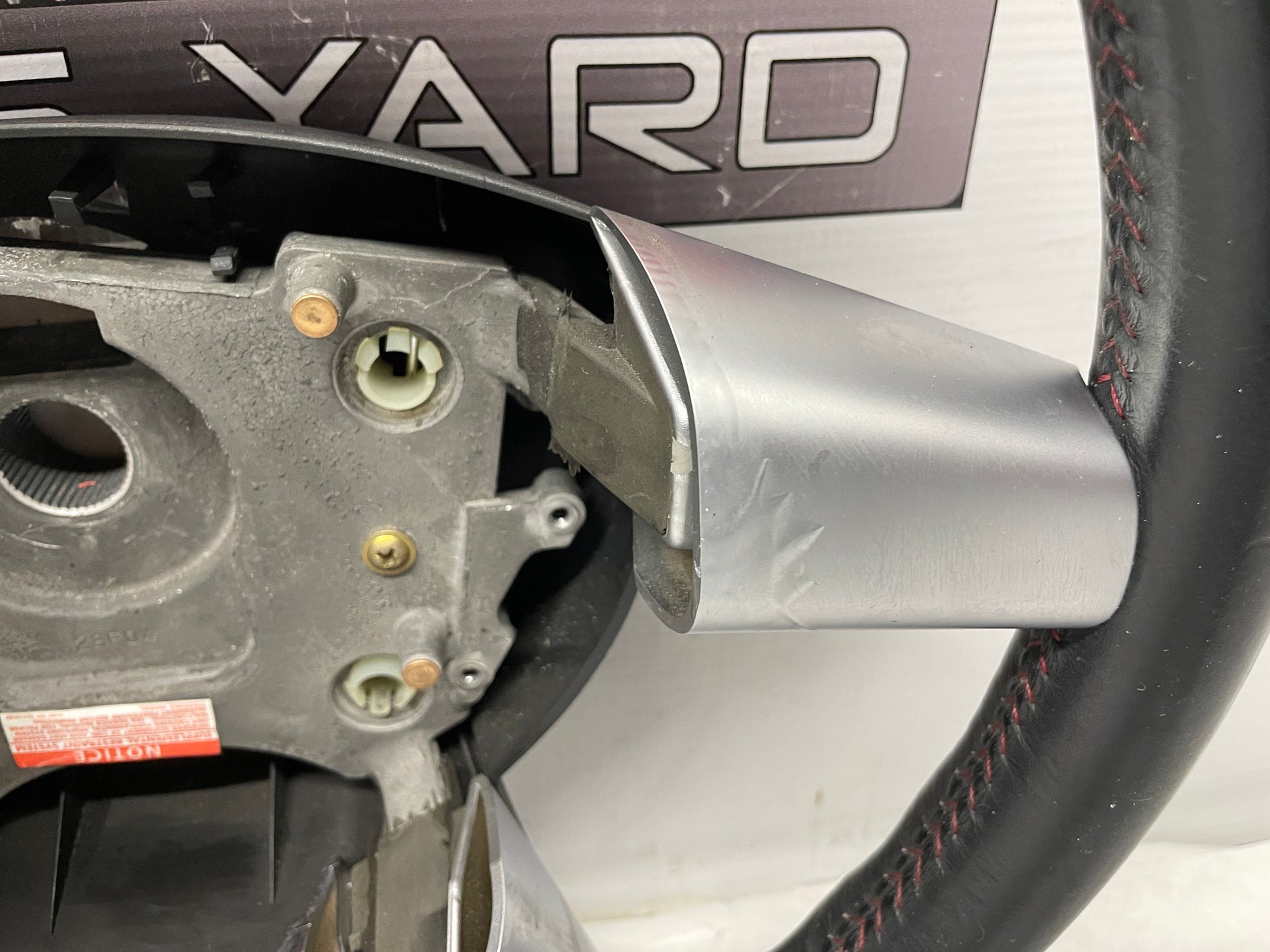 2004 Pontiac GTO Steering Wheel Red Stitching OEM - Day's Parts Yard