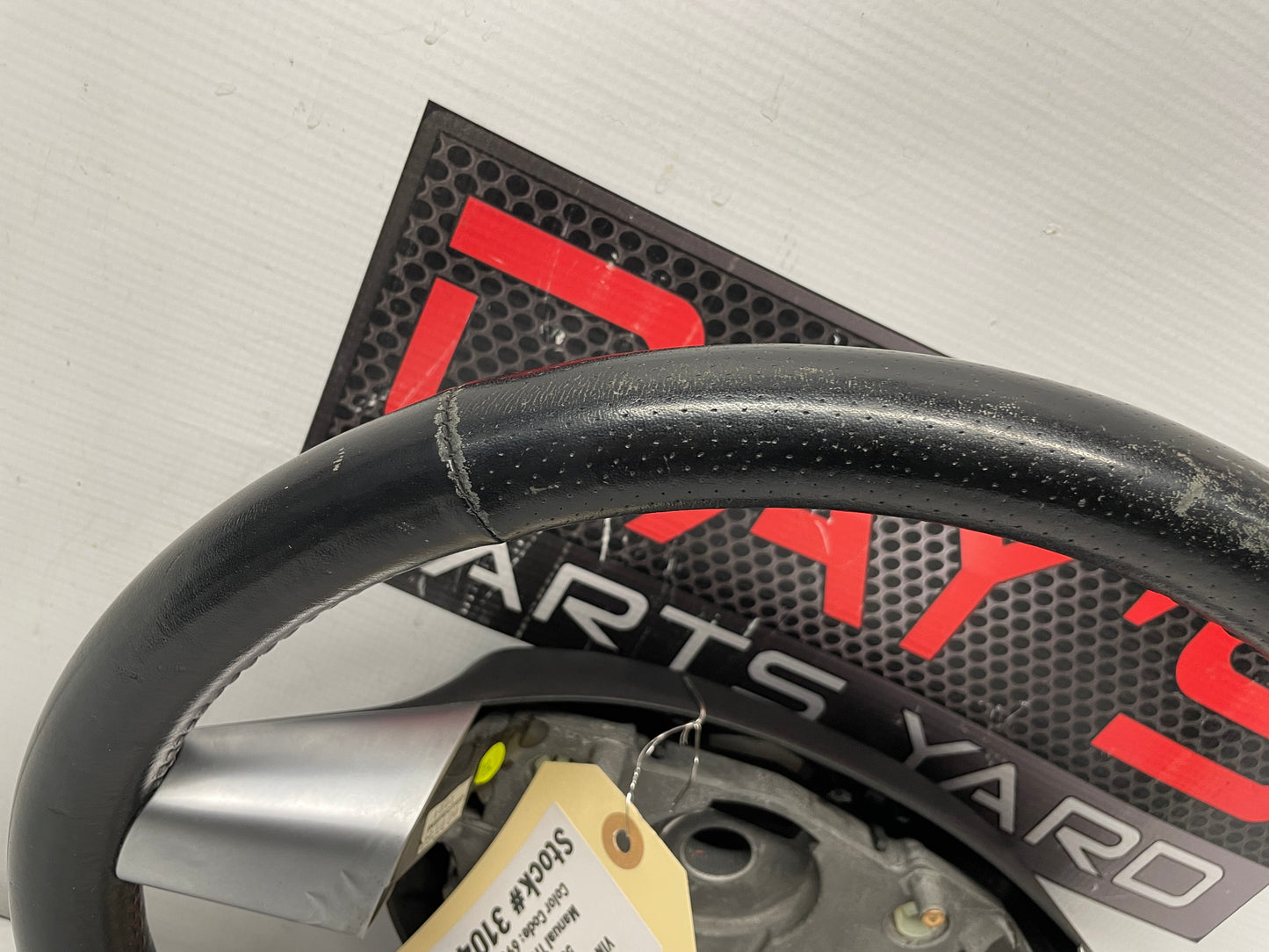 2004 Pontiac GTO Steering Wheel Red Stitching OEM - Day's Parts Yard