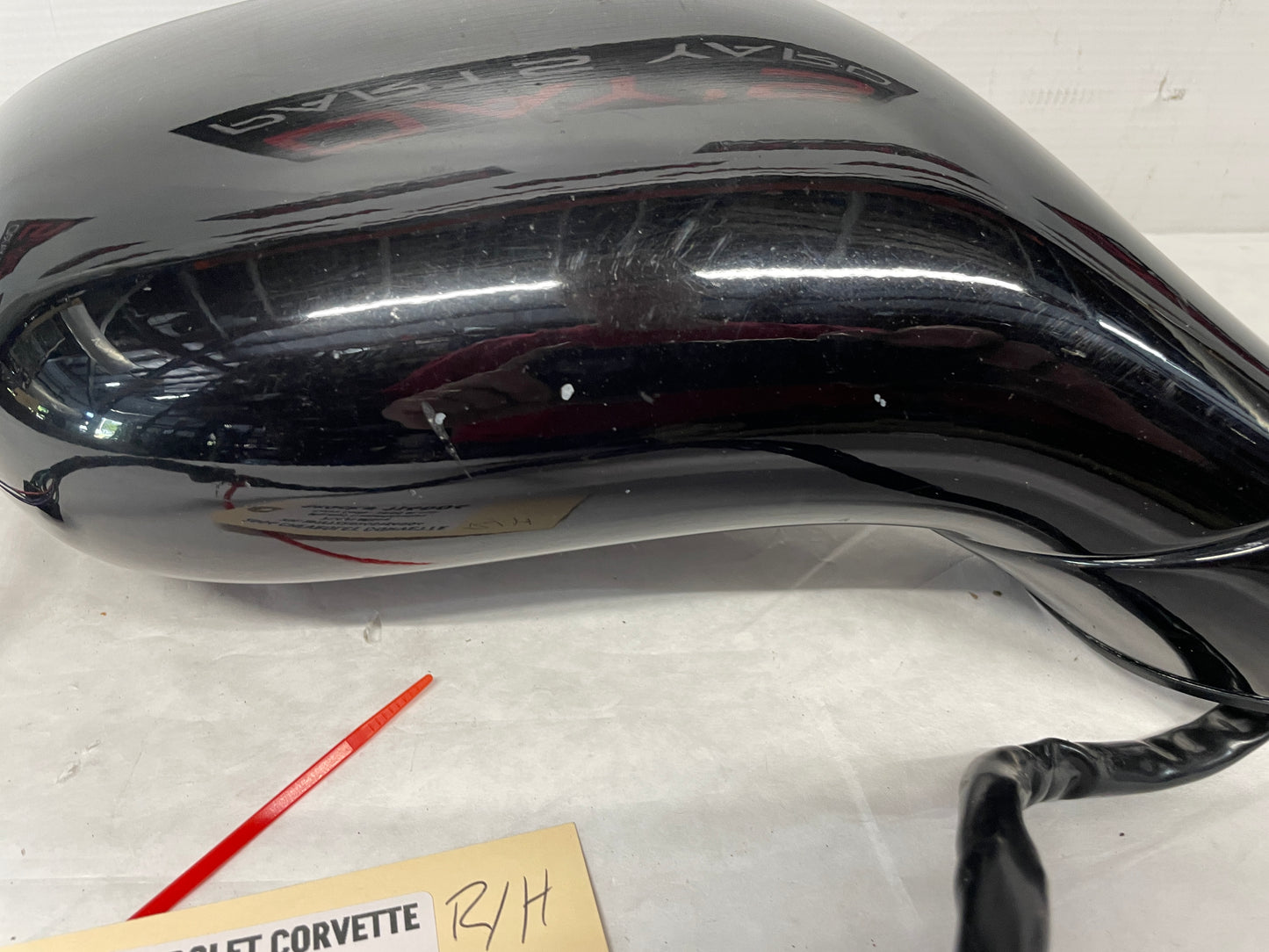 2004 Chevy C5 Corvette RH Passenger Exterior Out Side Mirror Black w/ Memory OEM - Day's Parts Yard
