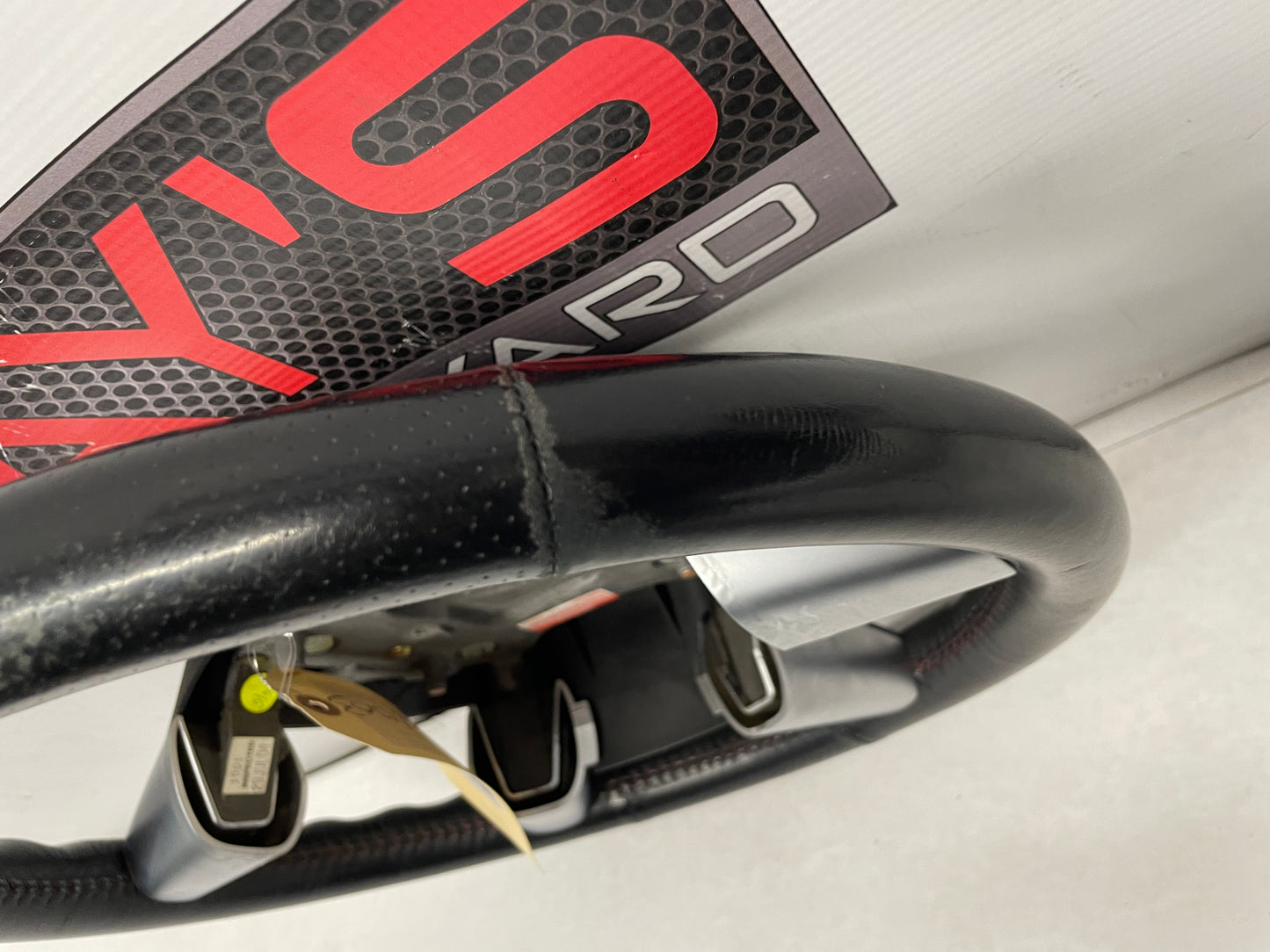 2004 Pontiac GTO Steering Wheel Red Stitching OEM - Day's Parts Yard