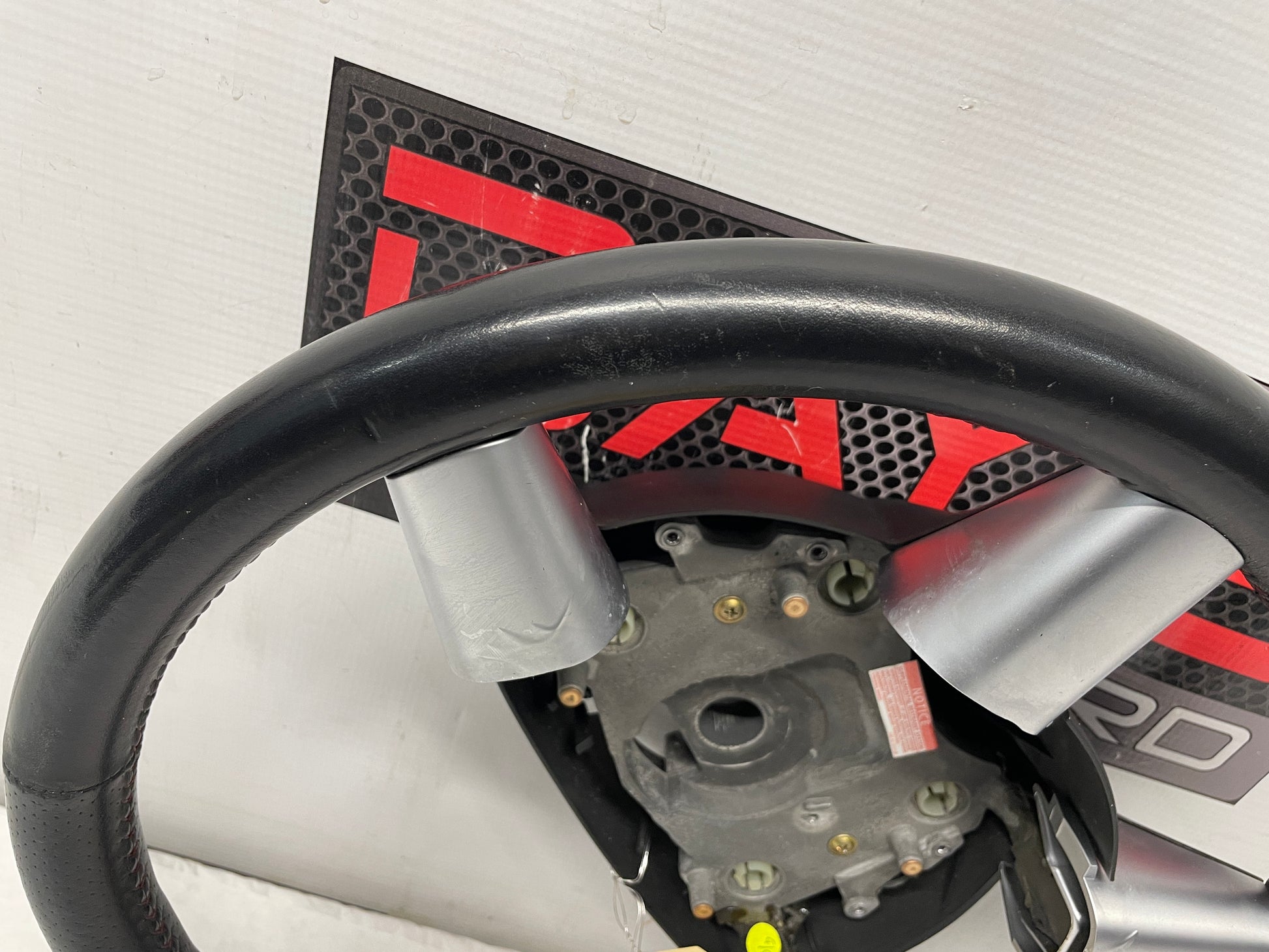 2004 Pontiac GTO Steering Wheel Red Stitching OEM - Day's Parts Yard