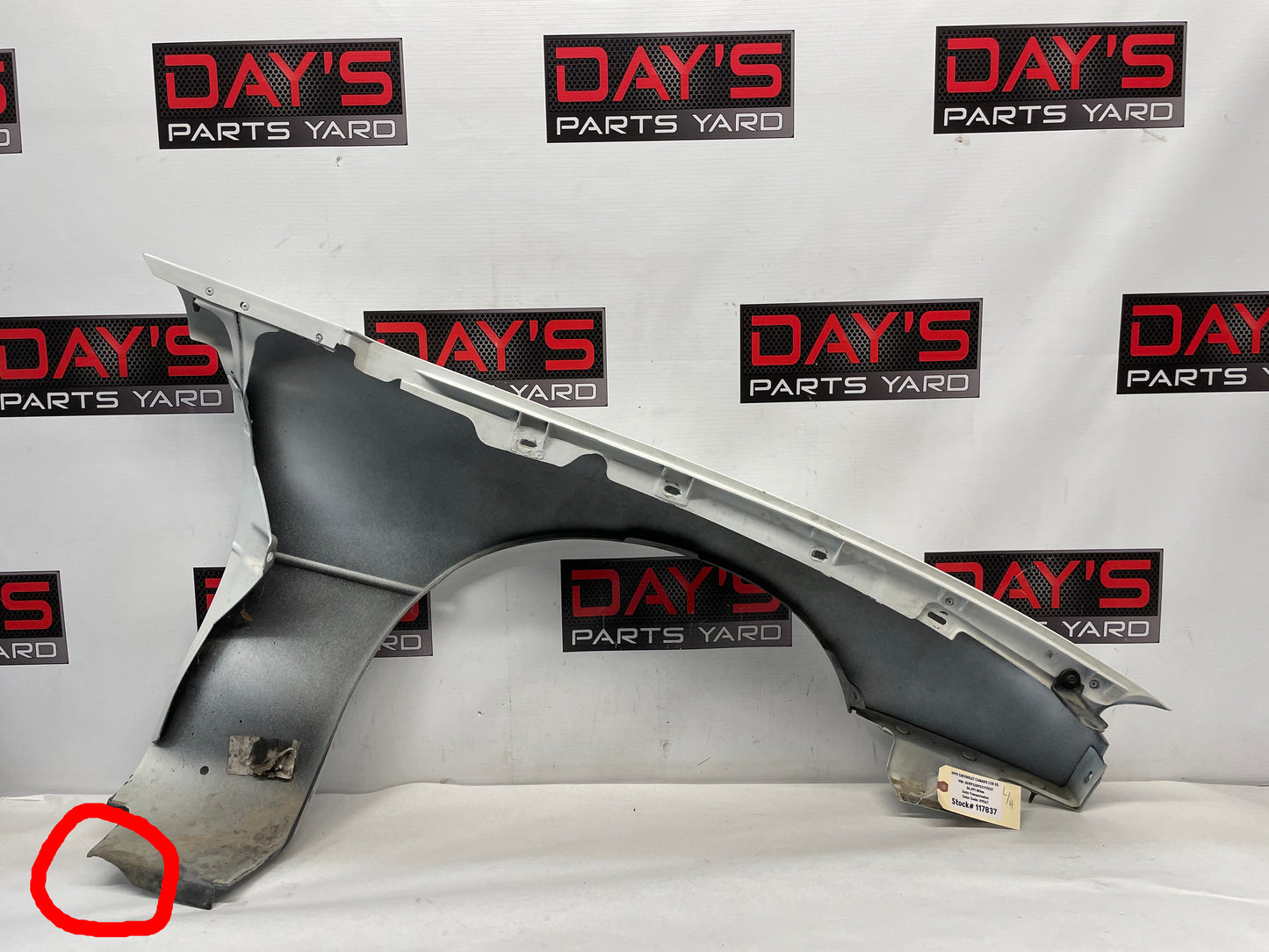 1999 Chevy Camaro Z28 SS LH Driver Fender OEM