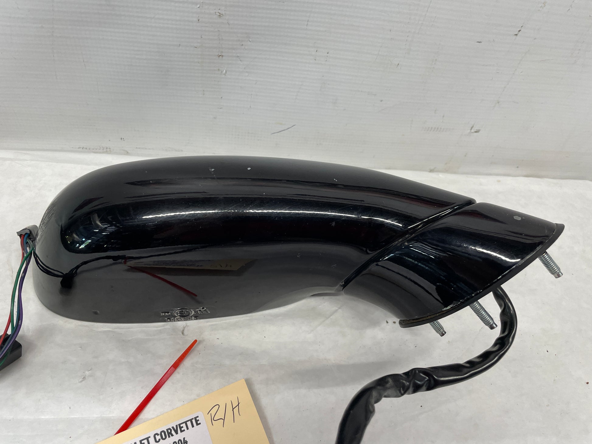 2004 Chevy C5 Corvette RH Passenger Exterior Out Side Mirror Black w/ Memory OEM - Day's Parts Yard