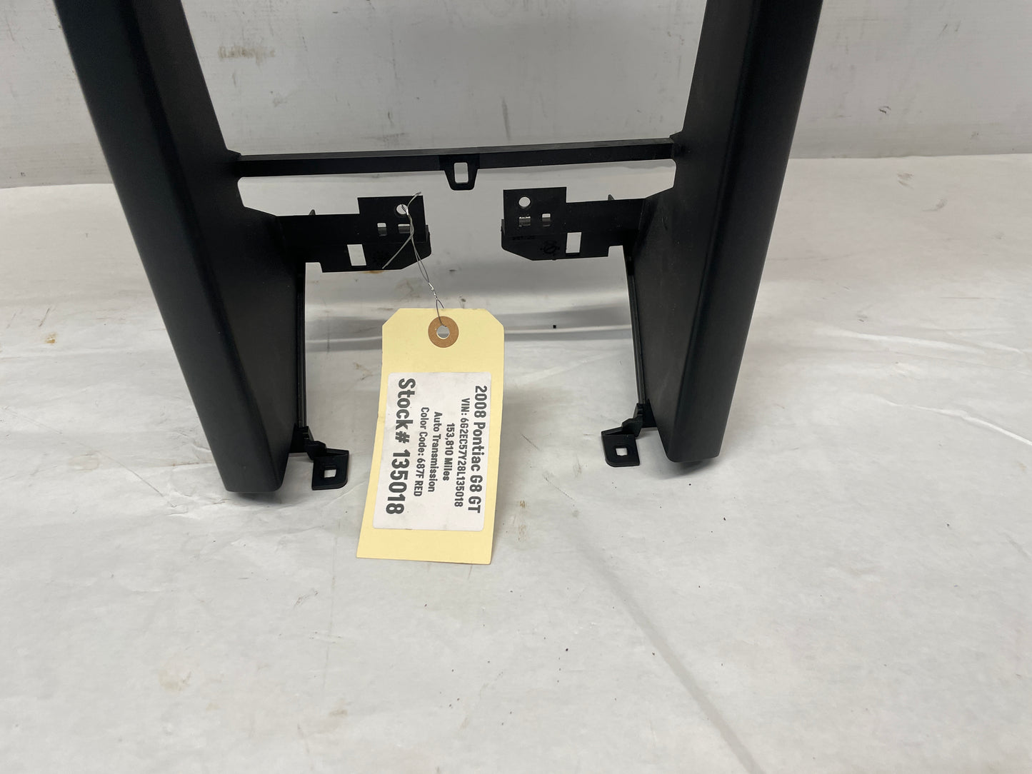 2008 Pontiac G8 GT Center Console Dash Radio Bezel Trim Panel OEM - Day's Parts Yard