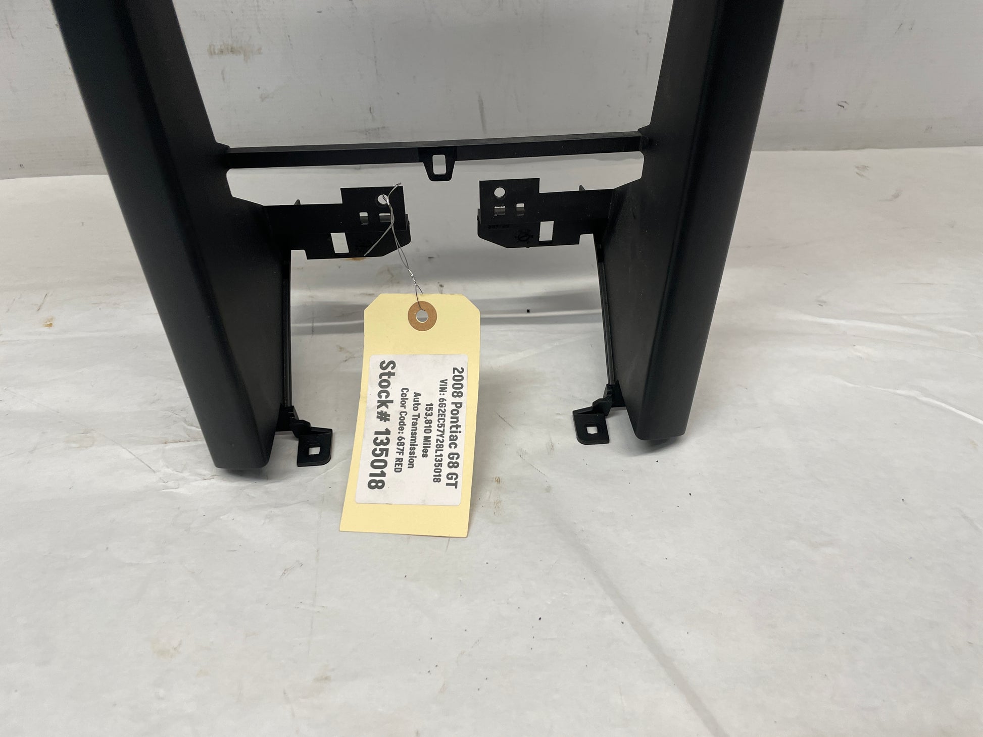 2008 Pontiac G8 GT Center Console Dash Radio Bezel Trim Panel OEM - Day's Parts Yard