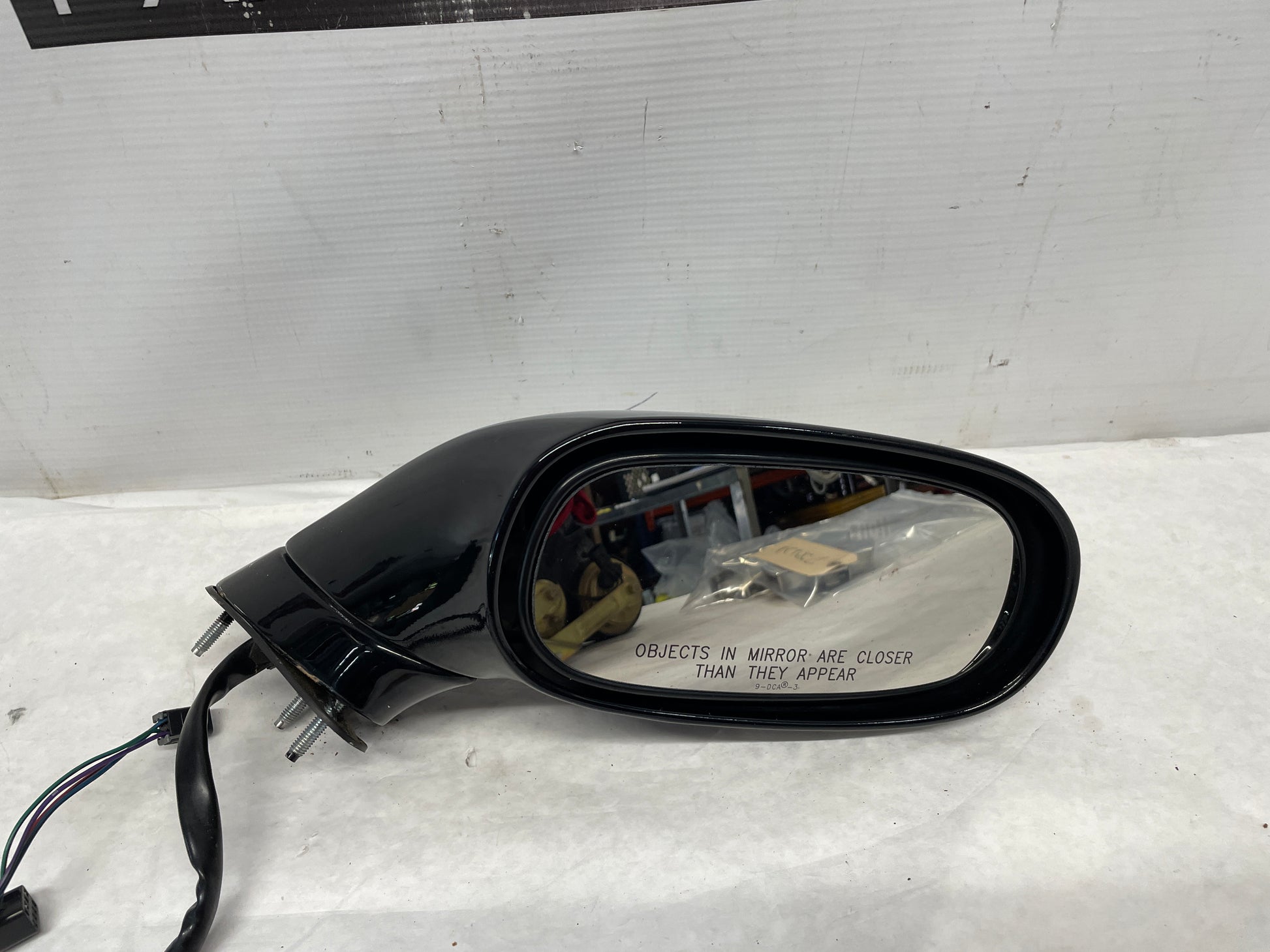 2004 Chevy C5 Corvette RH Passenger Exterior Out Side Mirror Black w/ Memory OEM - Day's Parts Yard