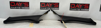 2004 Chevy C5 Corvette Interior A Pillar Trim Moldings RH & LH Black OEM - Day's Parts Yard