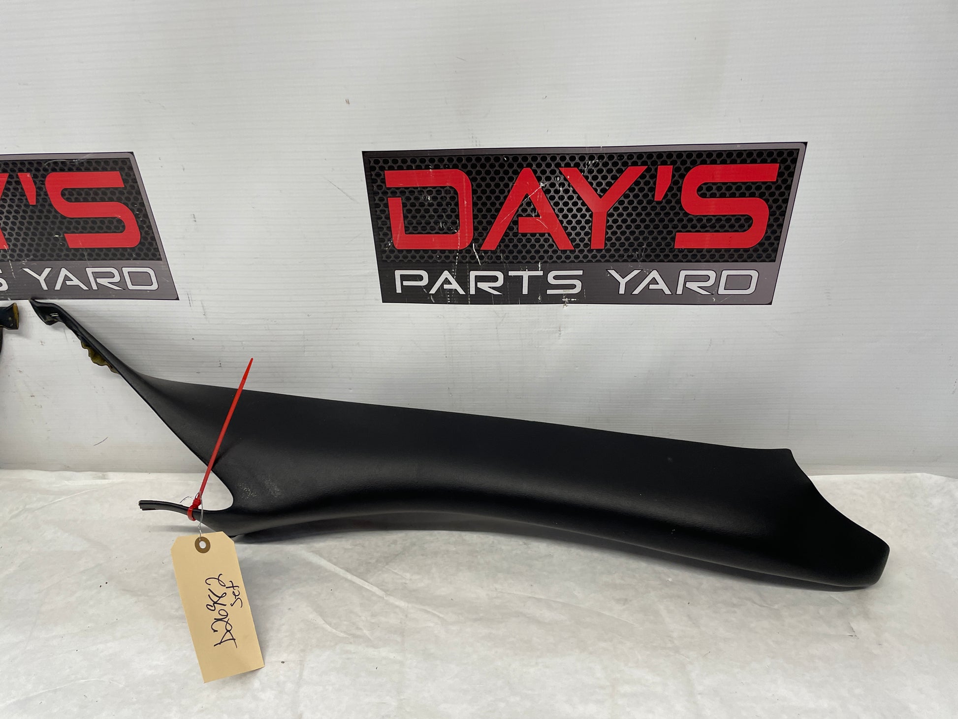 2004 Chevy C5 Corvette Interior A Pillar Trim Moldings RH & LH Black OEM - Day's Parts Yard