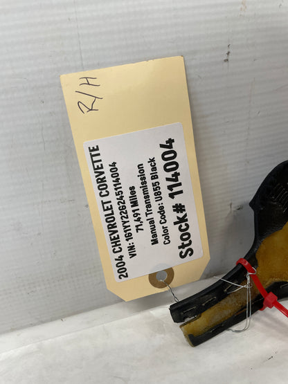 2004 Chevy C5 Corvette Interior A Pillar Trim Moldings RH & LH Black OEM - Day's Parts Yard