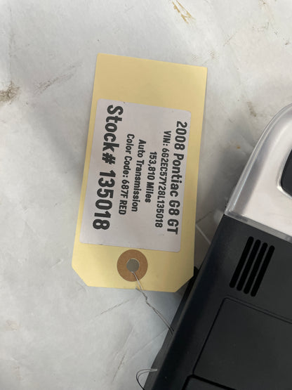 2008 Pontiac G8 GT Over Head Console Roof Dome Light Sunroof Switch Assembly OEM