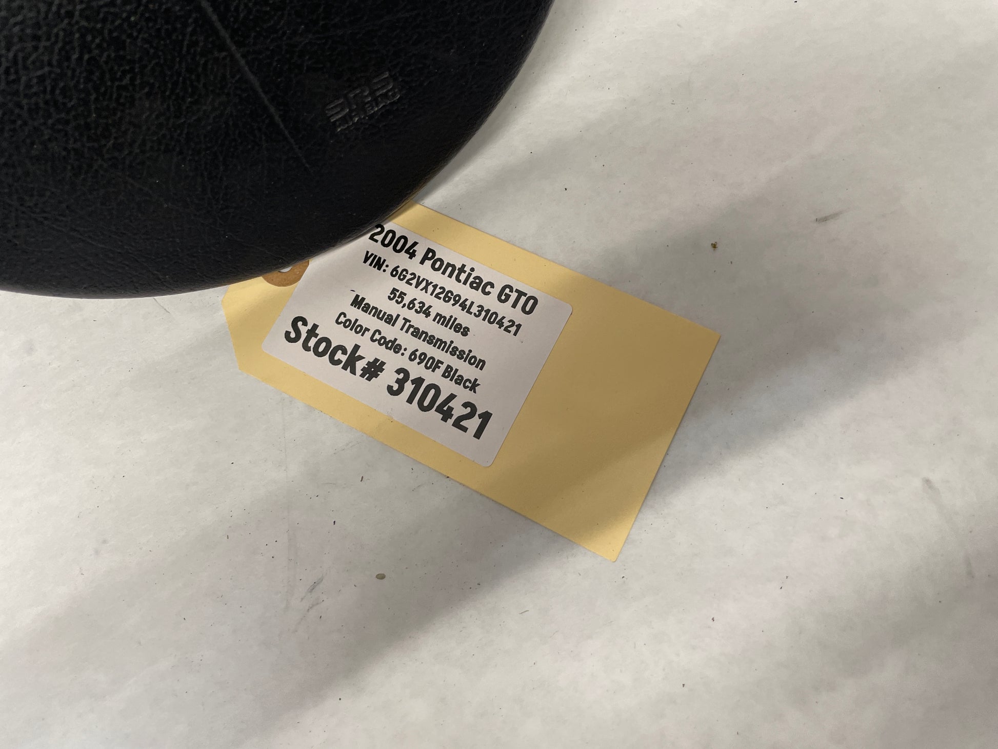 2004 Pontiac GTO Steering Wheel Airbag Air Bag OEM - Day's Parts Yard