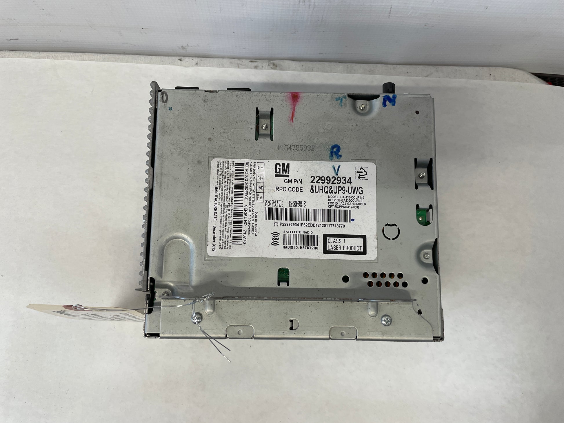 2013 Chevy Camaro ZL1 Radio Receiver CD Player OEM - Day's Parts Yard