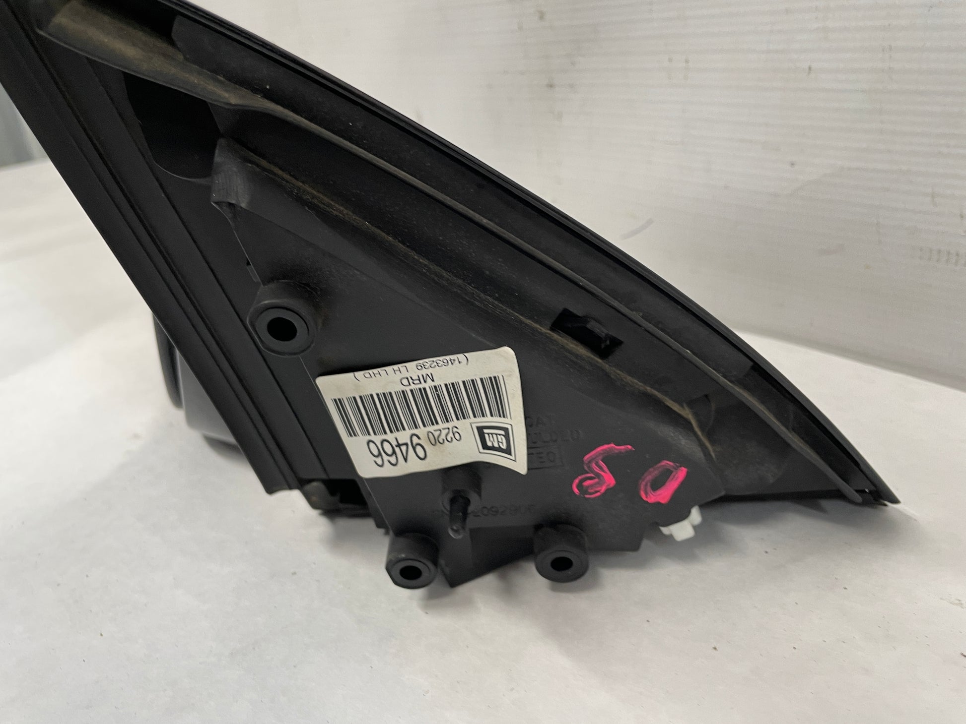 2004 Pontiac GTO LH Driver Exterior Side Mirror Black OEM - Day's Parts Yard