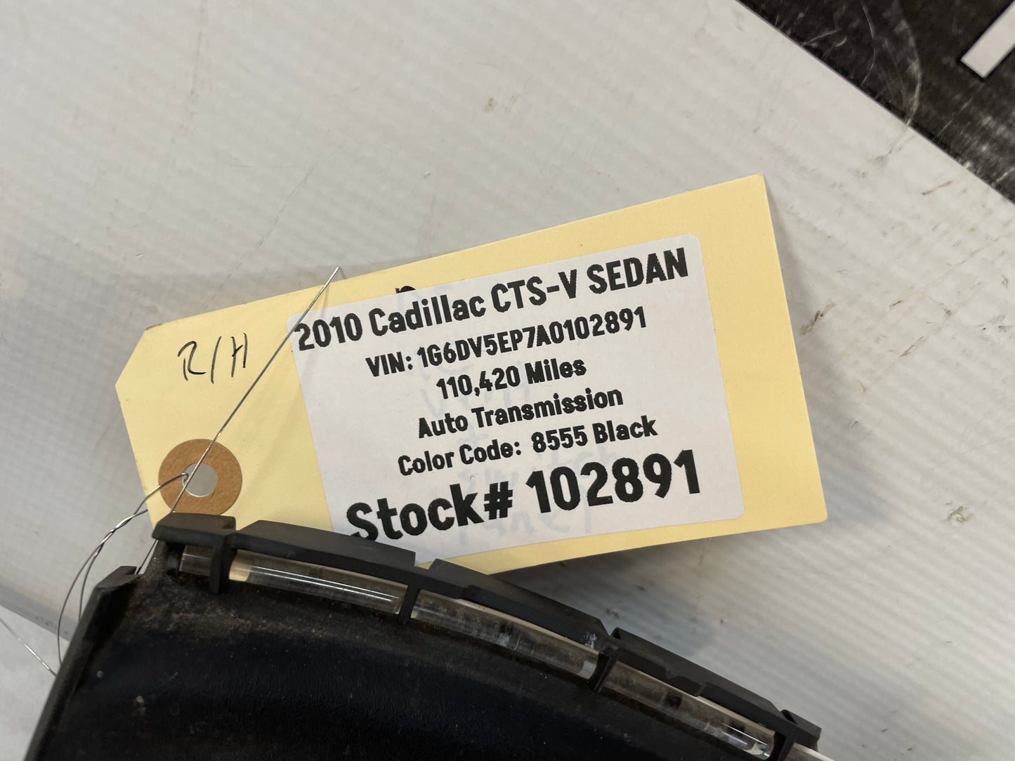 2010 Cadillac CTS-V Sedan LH Driver Dash Air Vent Grille w/ Switches OEM