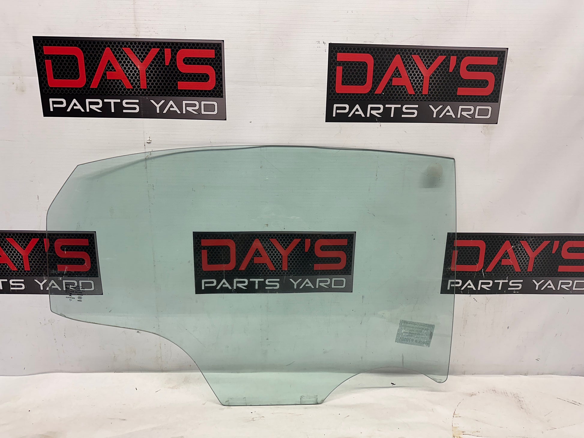 2014 Chevy Caprice PPV RH Passenger Rear Door Window Glass OEM - Day's Parts Yard