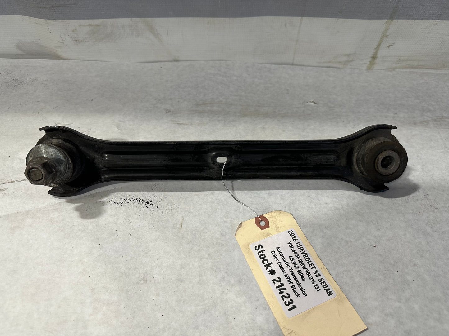 2016 Chevy SS Sedan Rear LH Driver Training Control Arm Drag Link OEM