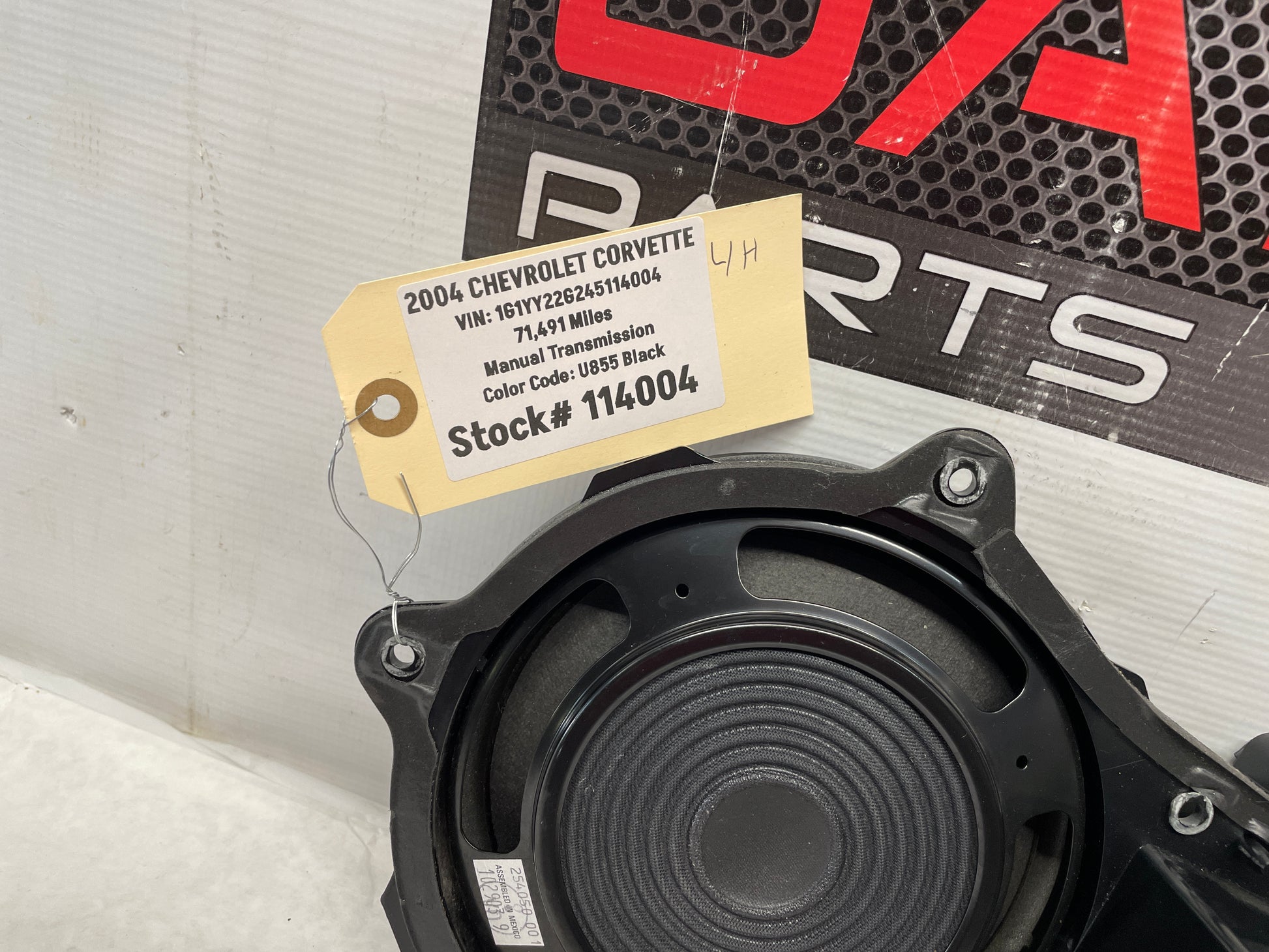 2004 Chevy C5 Corvette LH Driver Front Door Bose Speaker OEM - Day's Parts Yard