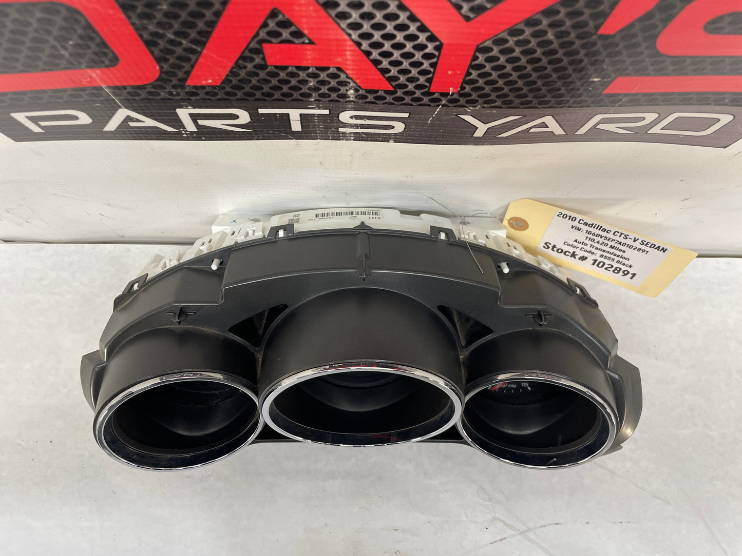 2010 Cadillac CTS-V Gauge Cluster Speedometer Instrument Panel OEM