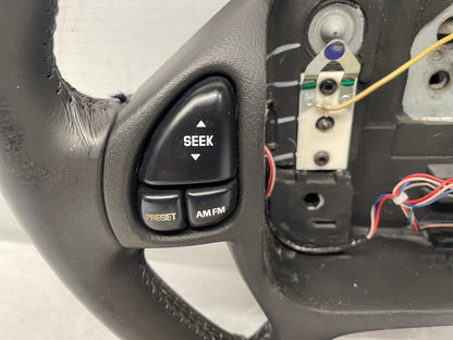 2002 Chevy Camaro Z28  Steering Wheel Ebony Leather OEM - Day's Parts Yard