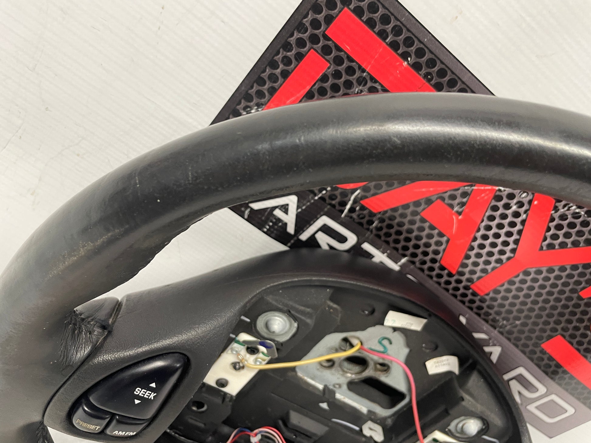 2002 Chevy Camaro Z28  Steering Wheel Ebony Leather OEM - Day's Parts Yard