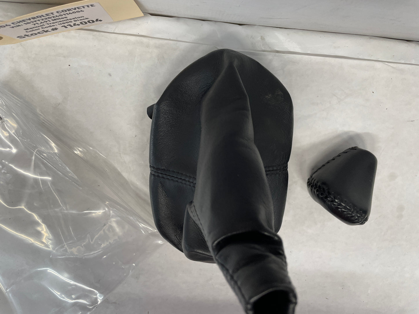 2004 Chevy C5 Corvette Leather Shifter Boot w/ Knob OEM - Day's Parts Yard