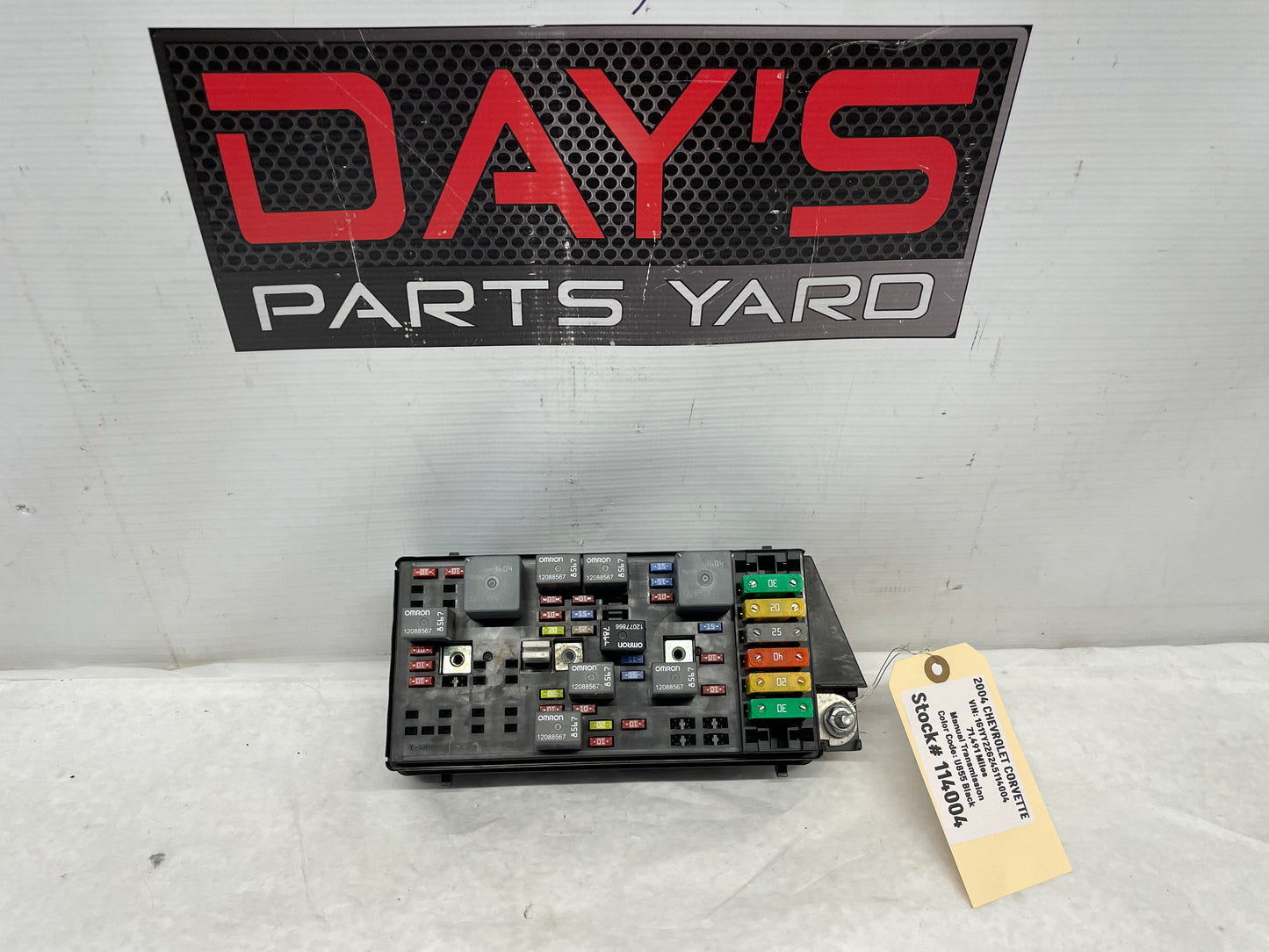2004 Chevy C5 Corvette Engine Bay Wiring Harness Junction Fuse Box Block OEM - Day's Parts Yard