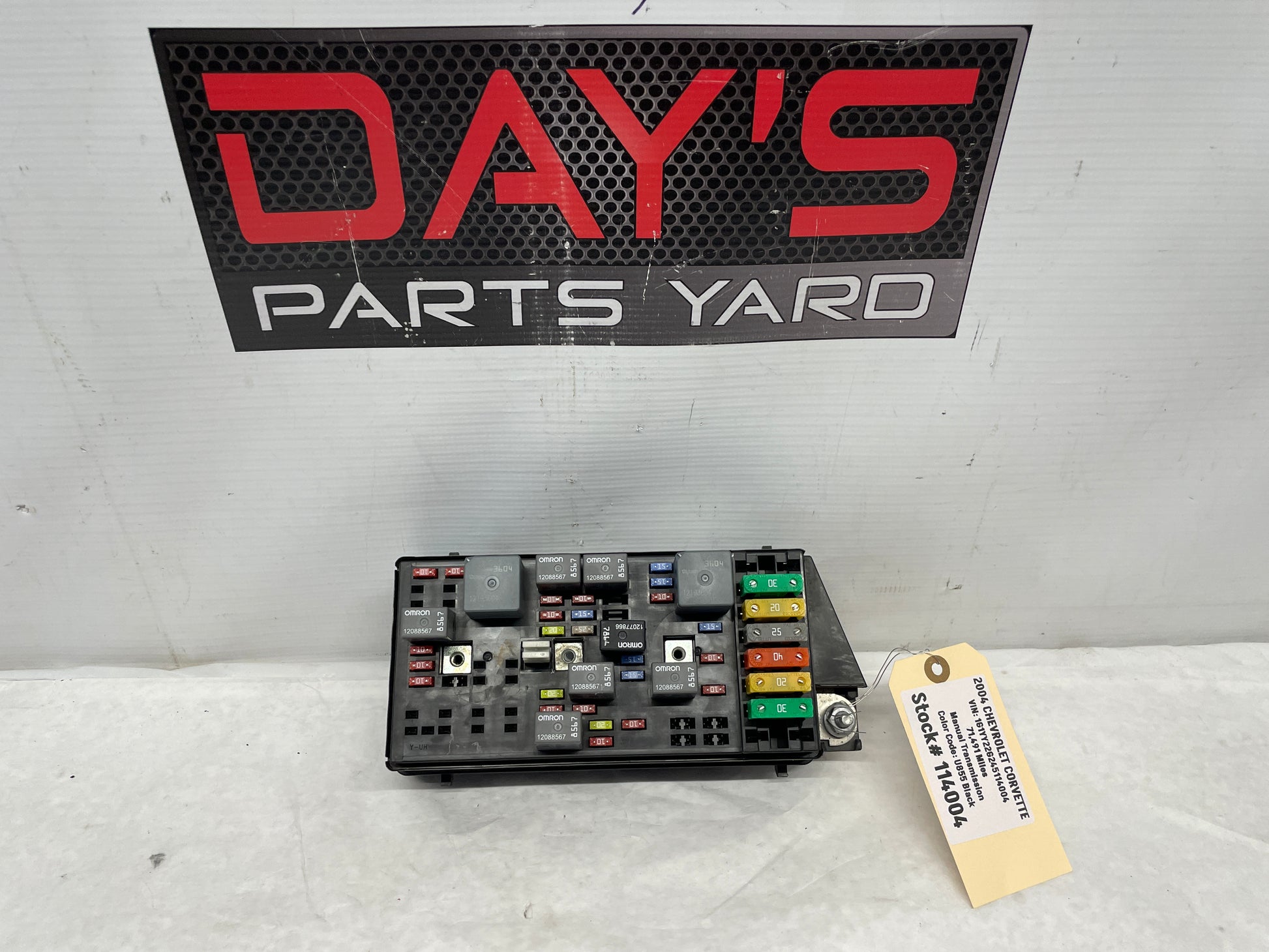 2004 Chevy C5 Corvette Engine Bay Wiring Harness Junction Fuse Box Block OEM - Day's Parts Yard