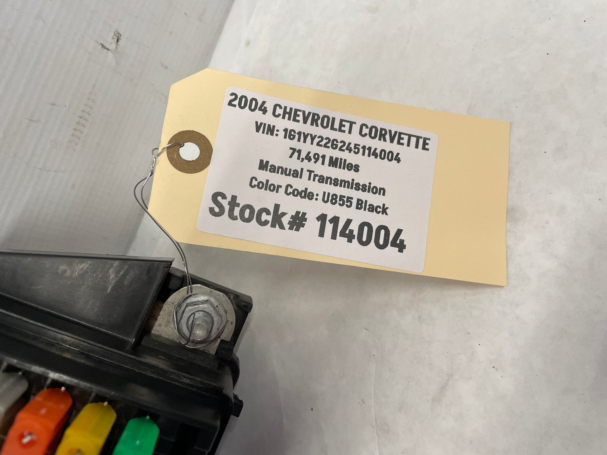 2004 Chevy C5 Corvette Engine Bay Wiring Harness Junction Fuse Box Block OEM - Day's Parts Yard