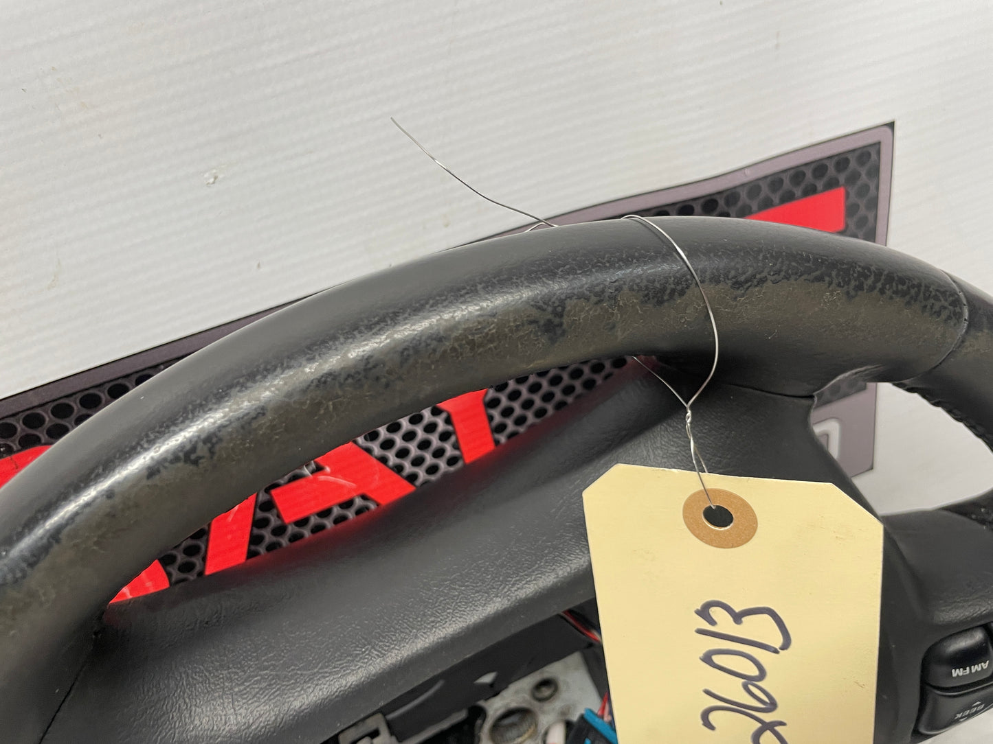 2002 Chevy Camaro Z28  Steering Wheel Ebony Leather OEM - Day's Parts Yard