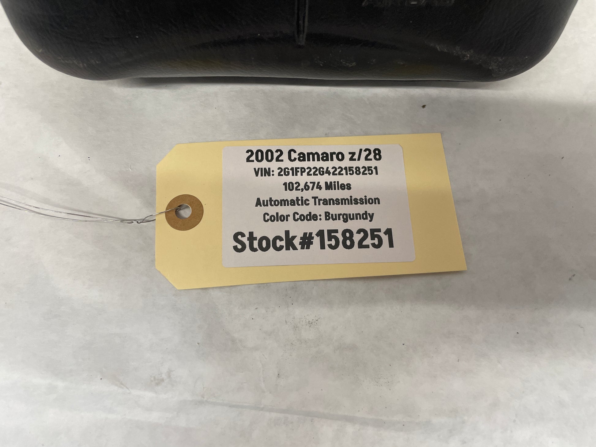 2002 Chevy Camaro Z28 Steering Wheel Airbag Air Bag OEM - Day's Parts Yard