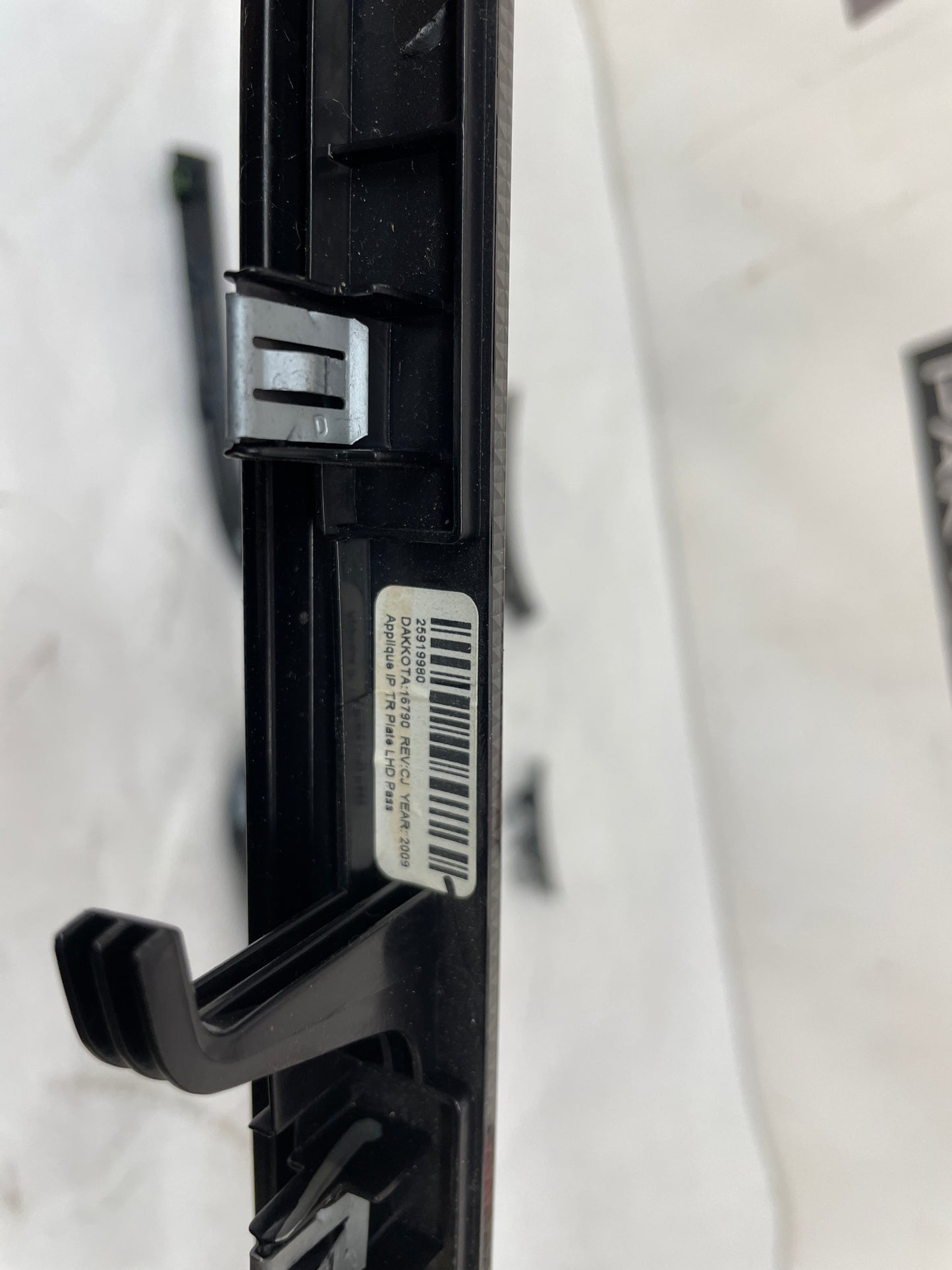 2010 Cadillac CTS-V Sedan Carbon Fiber Dash Console Trim Panel Molding Inserts OEM