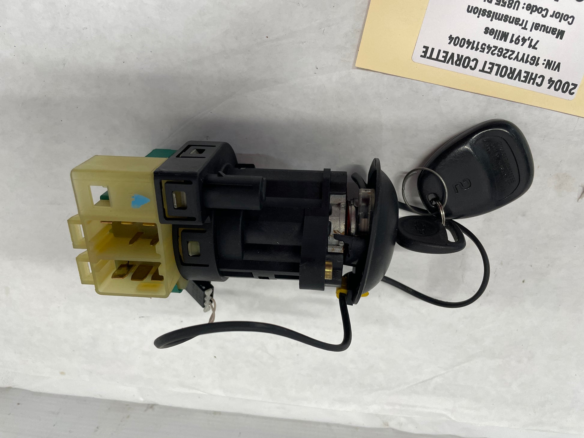 2004 Chevy C5 Corvette Ignition Switch w/ Key OEM - Day's Parts Yard
