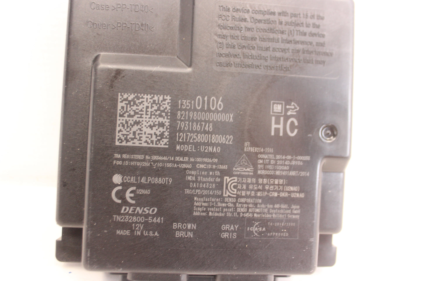 2018 Cadillac CTS-V Keyless Entry Module  OEM