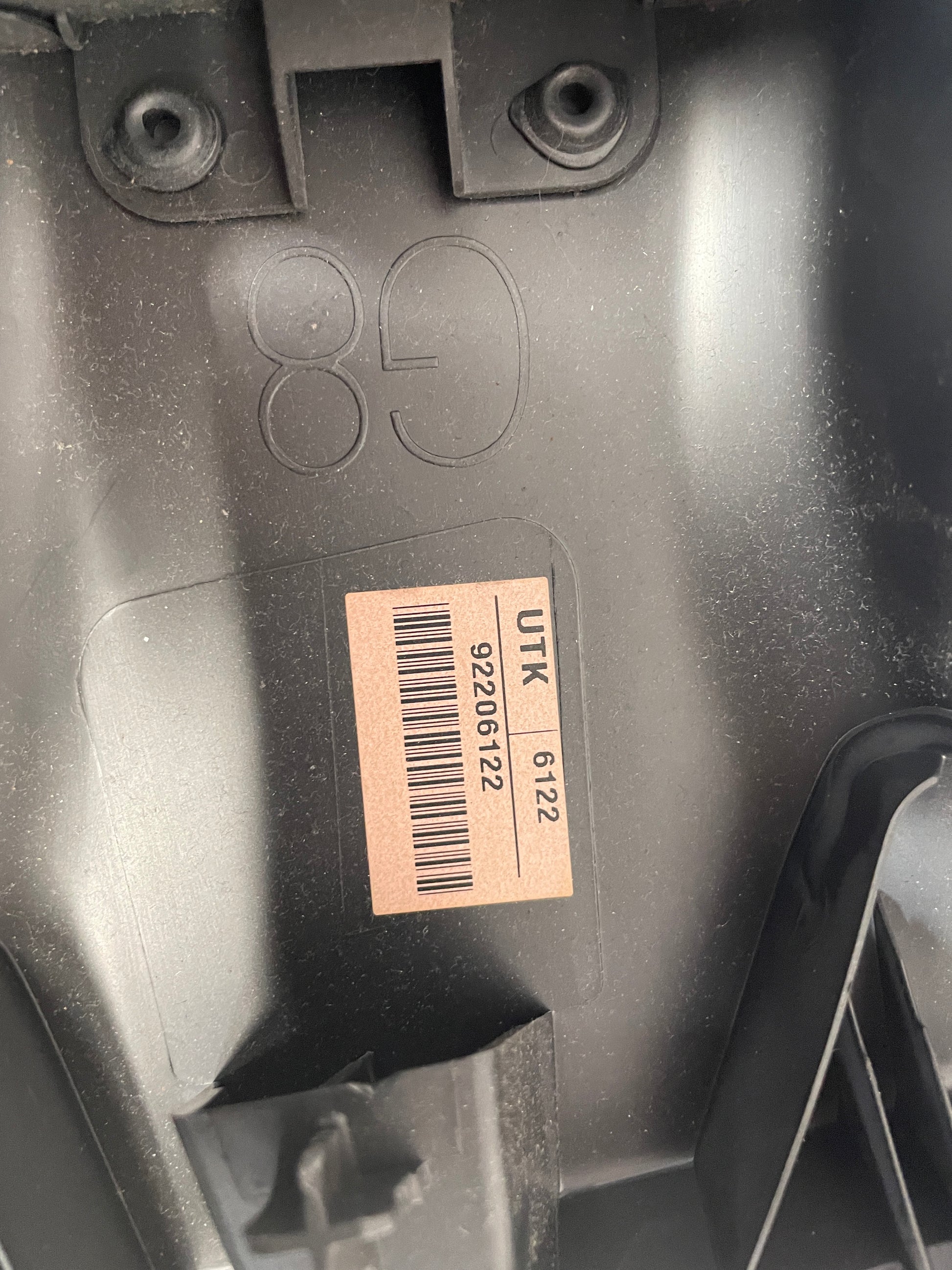 2008 Pontiac G8 GT LH Driver Upper Center B Pillar Trim Cover OEM - Day's Parts Yard