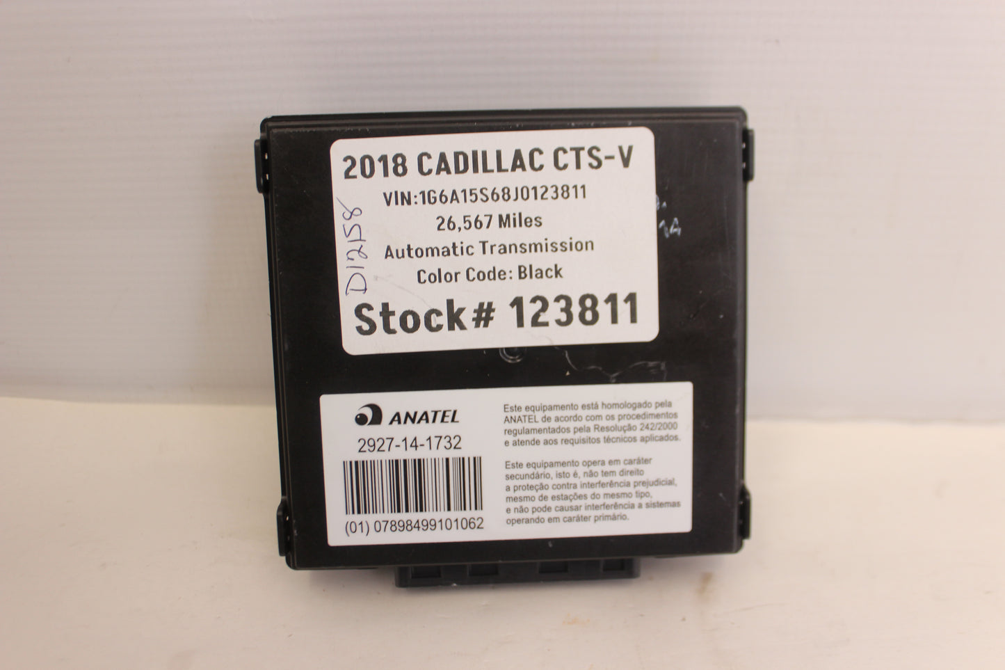 2018 Cadillac CTS-V Keyless Entry Module  OEM