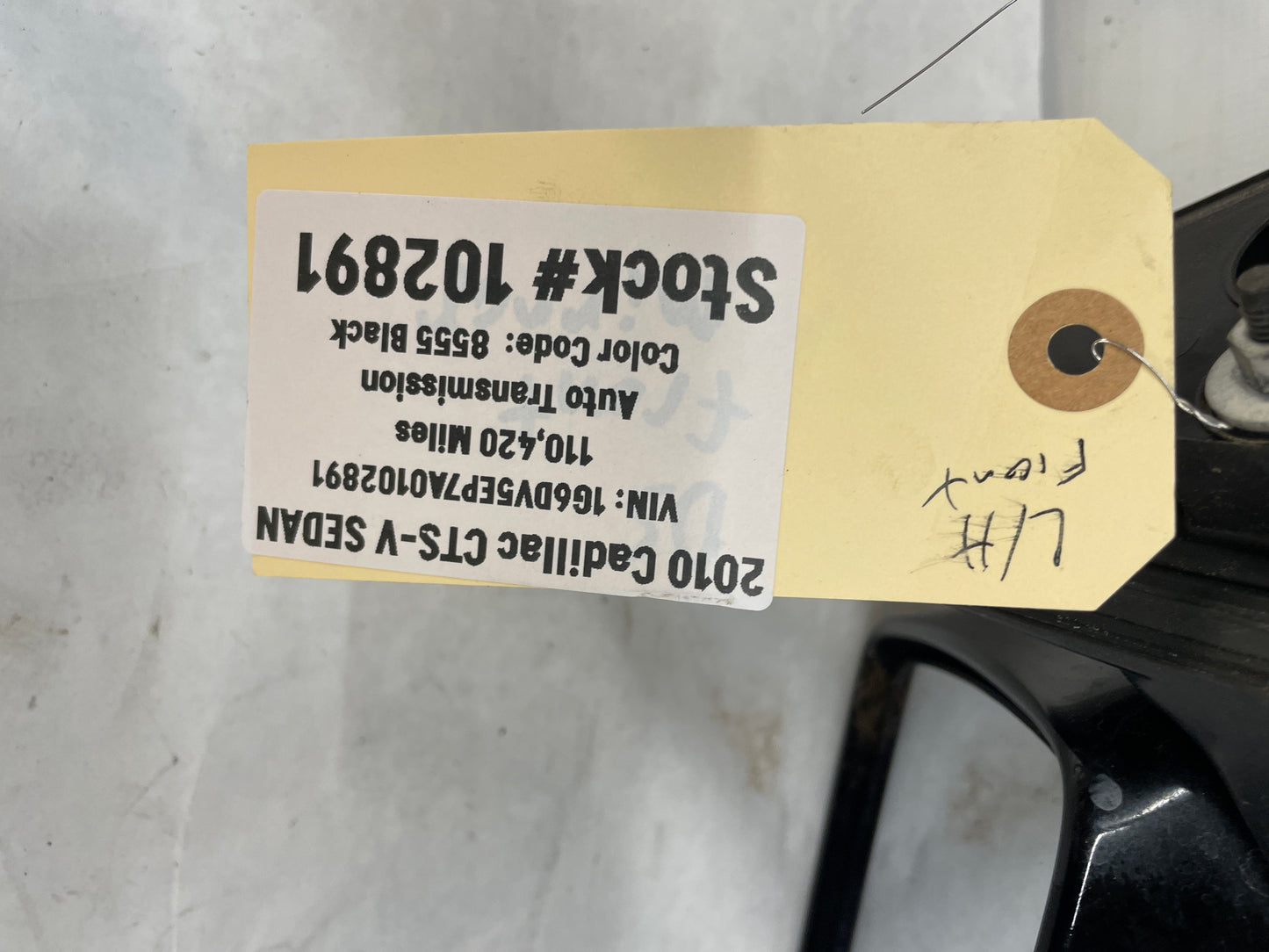 2010 Cadillac CTS-V Sedan LH Driver Exterior Outside Mirror OEM